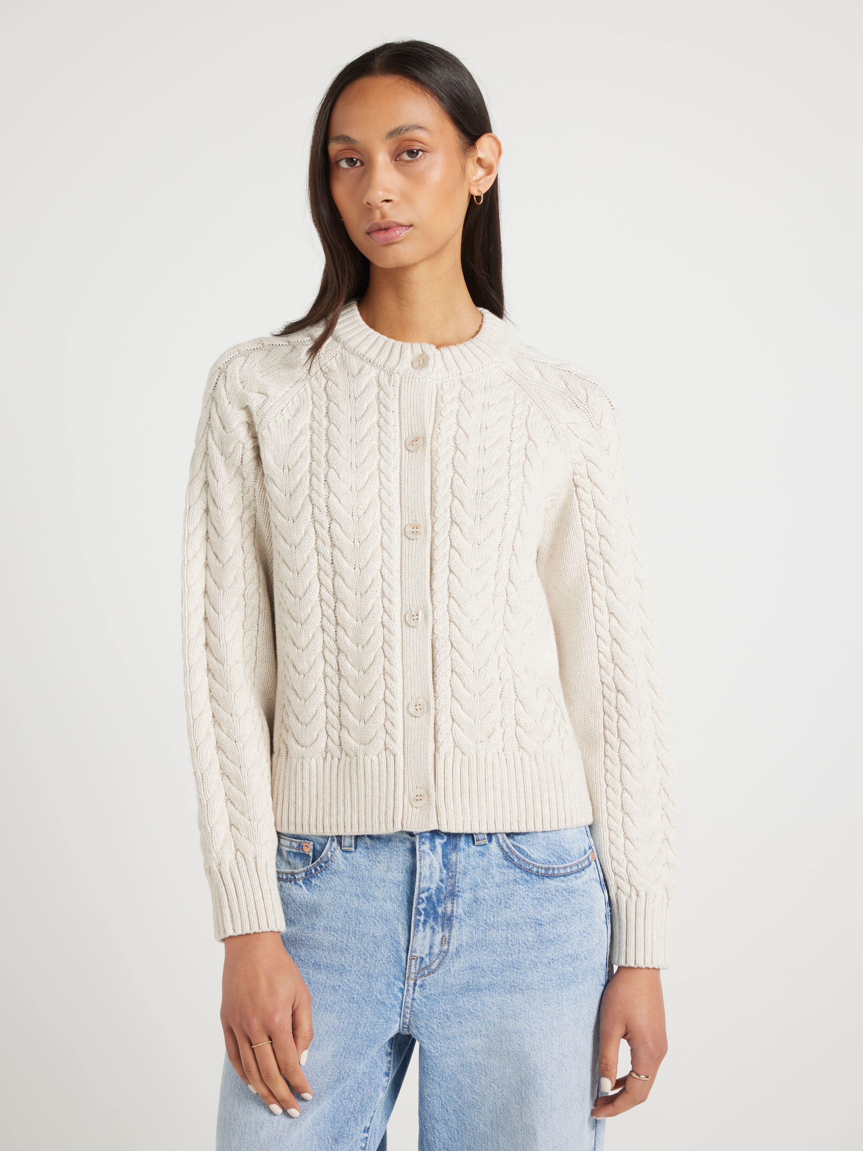 Daisy Chunky Knit Cardi