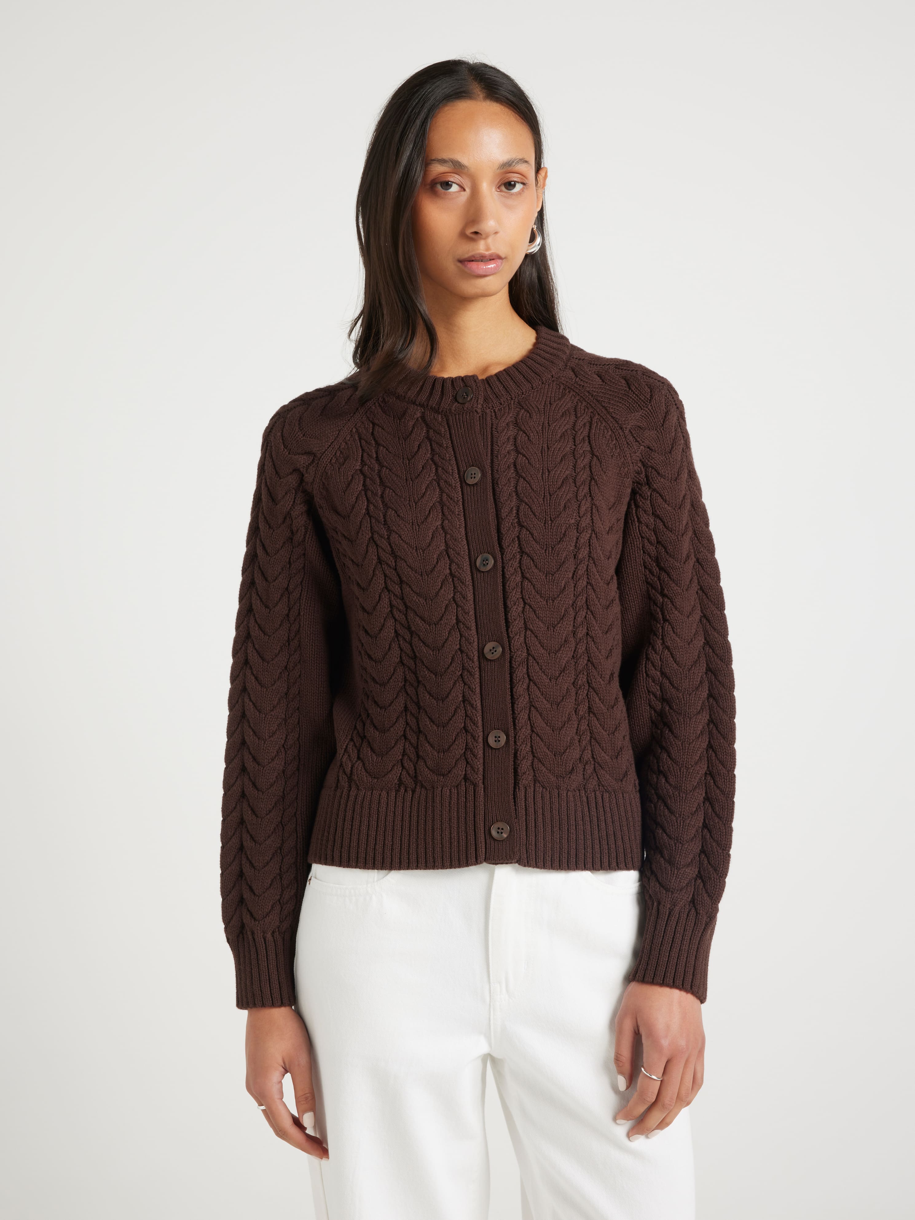 Daisy Chunky Knit Cardi