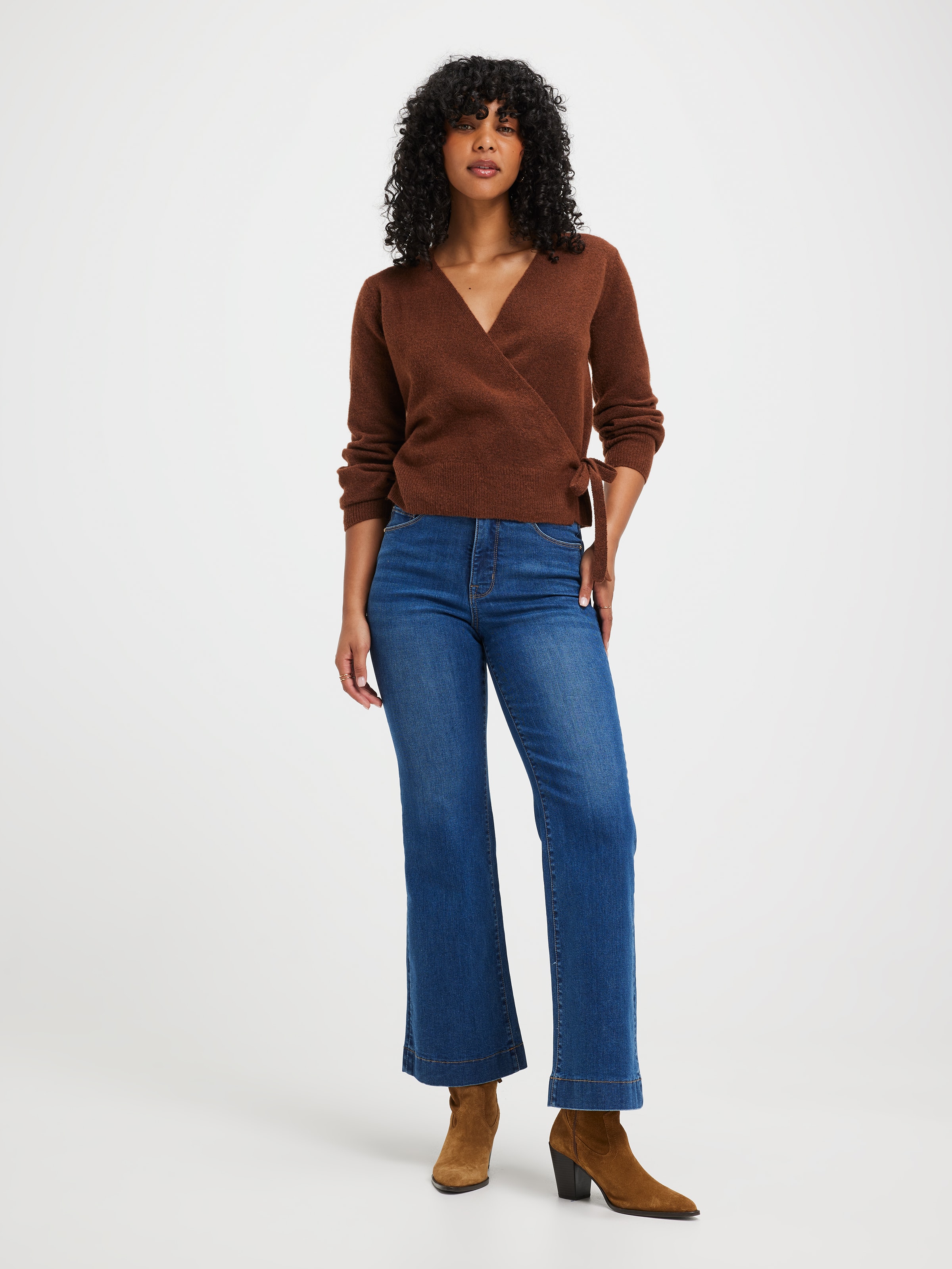 Georgina Wrap Pullover