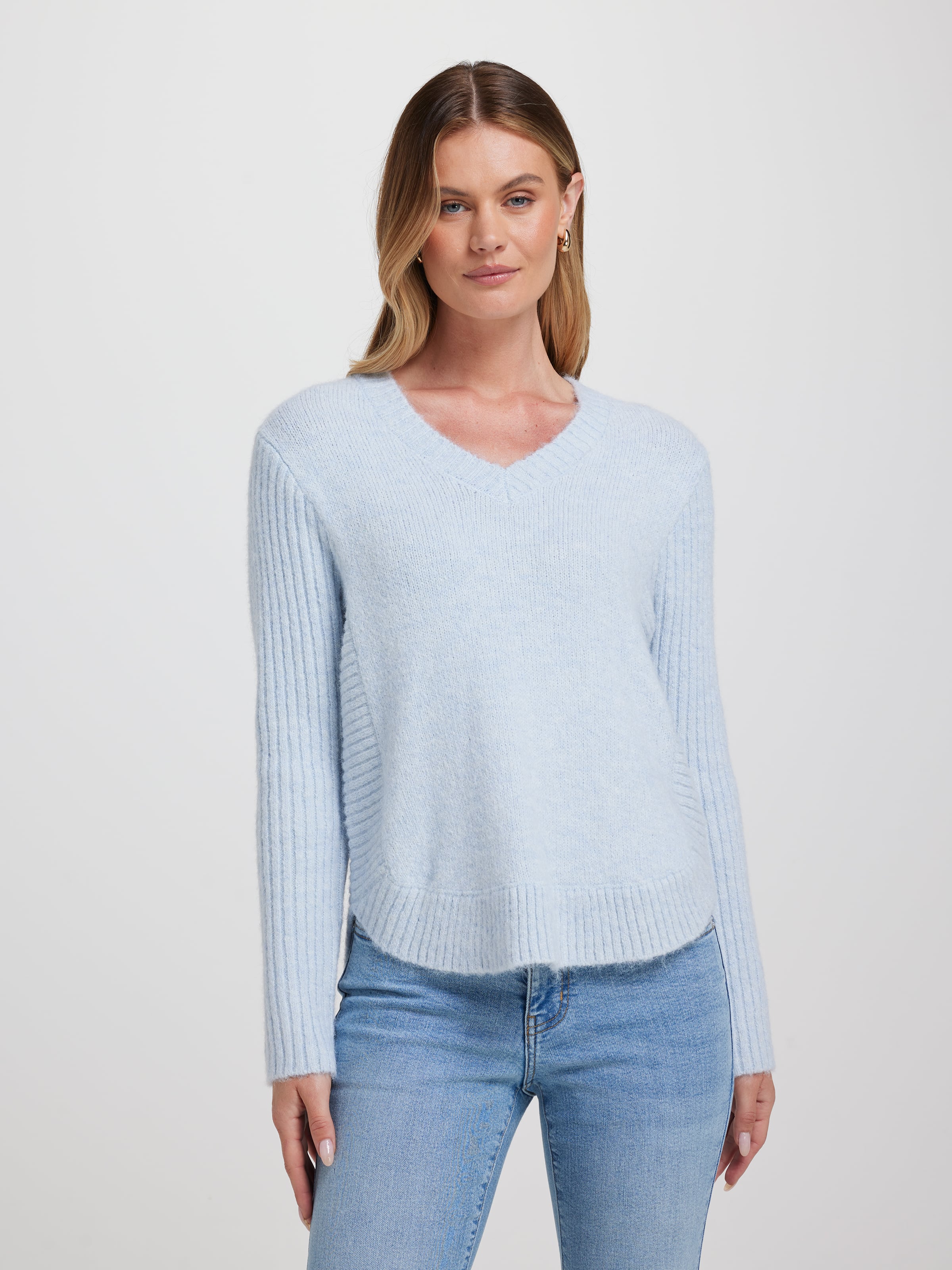 Serena Faux Mohair Pullover