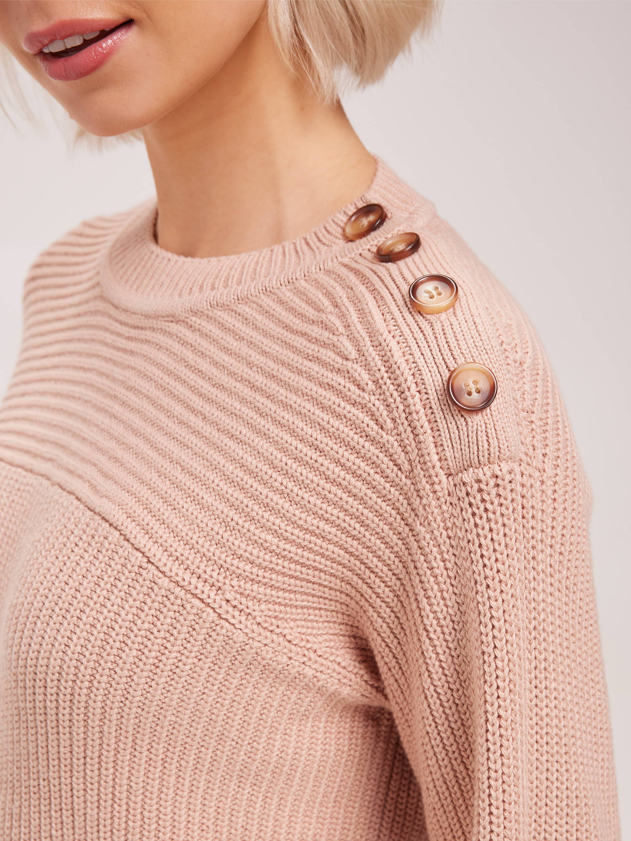 Cleo Button Detail Pullover