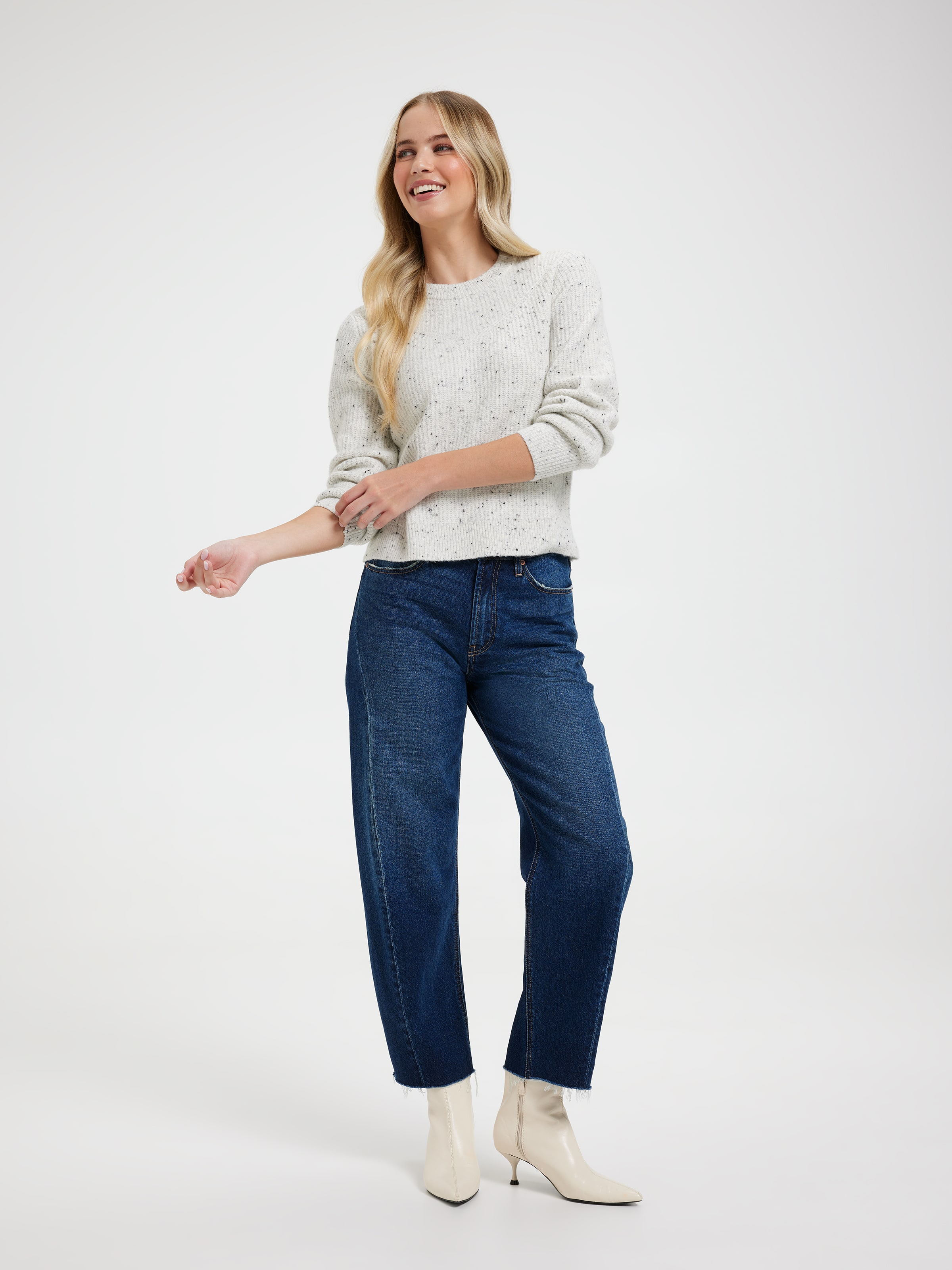 Nyla Luxe Crew Neck Pullover