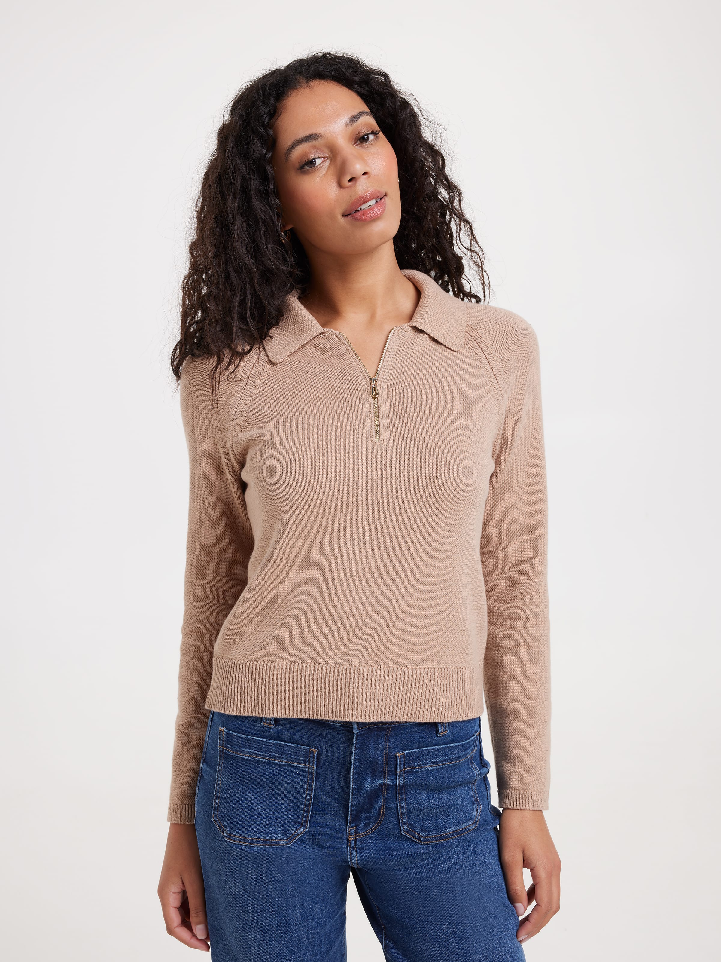 Bronte Zip Neck Pullover
