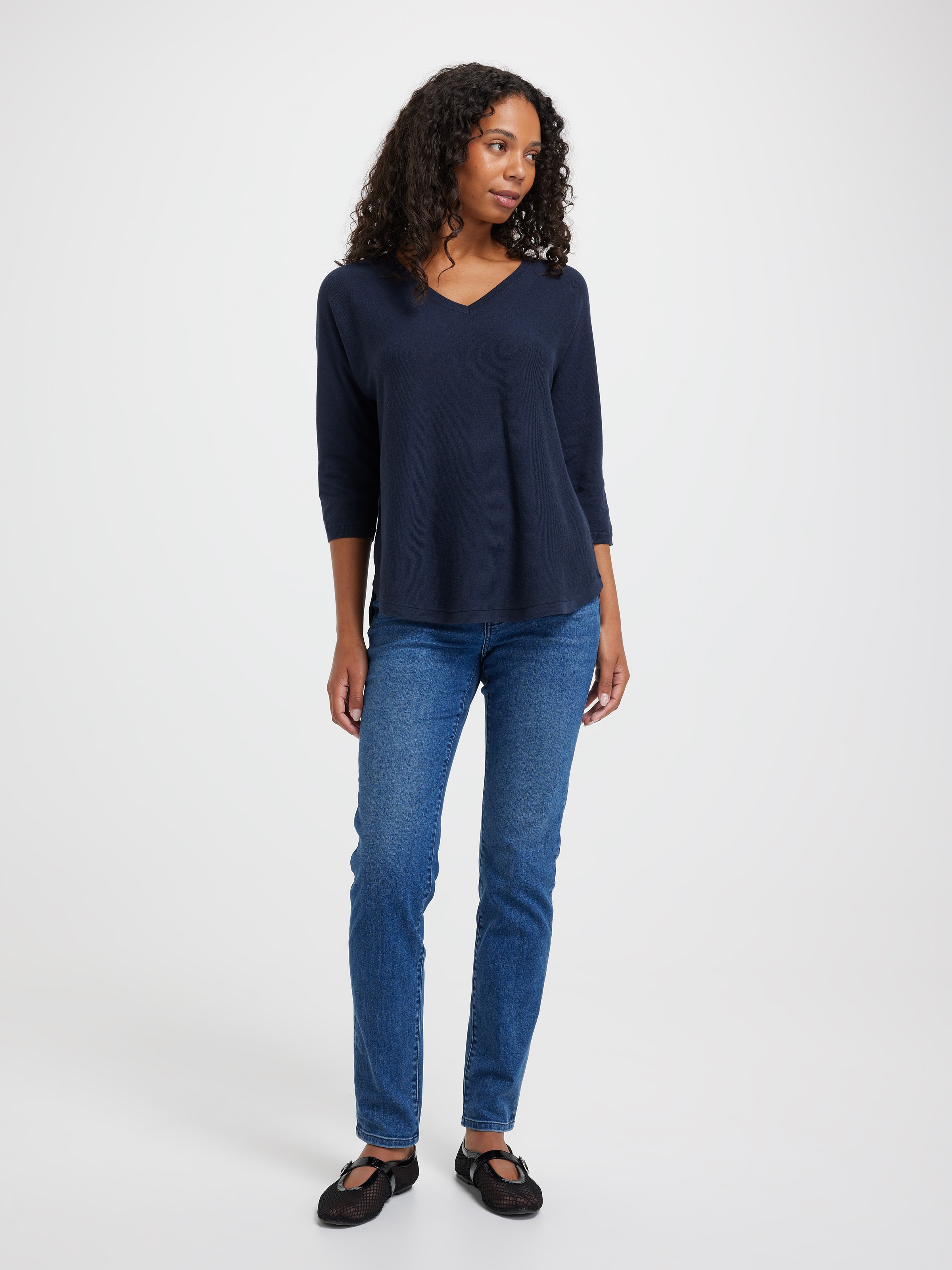 Jacquline 3/4 Sleeve Pullover