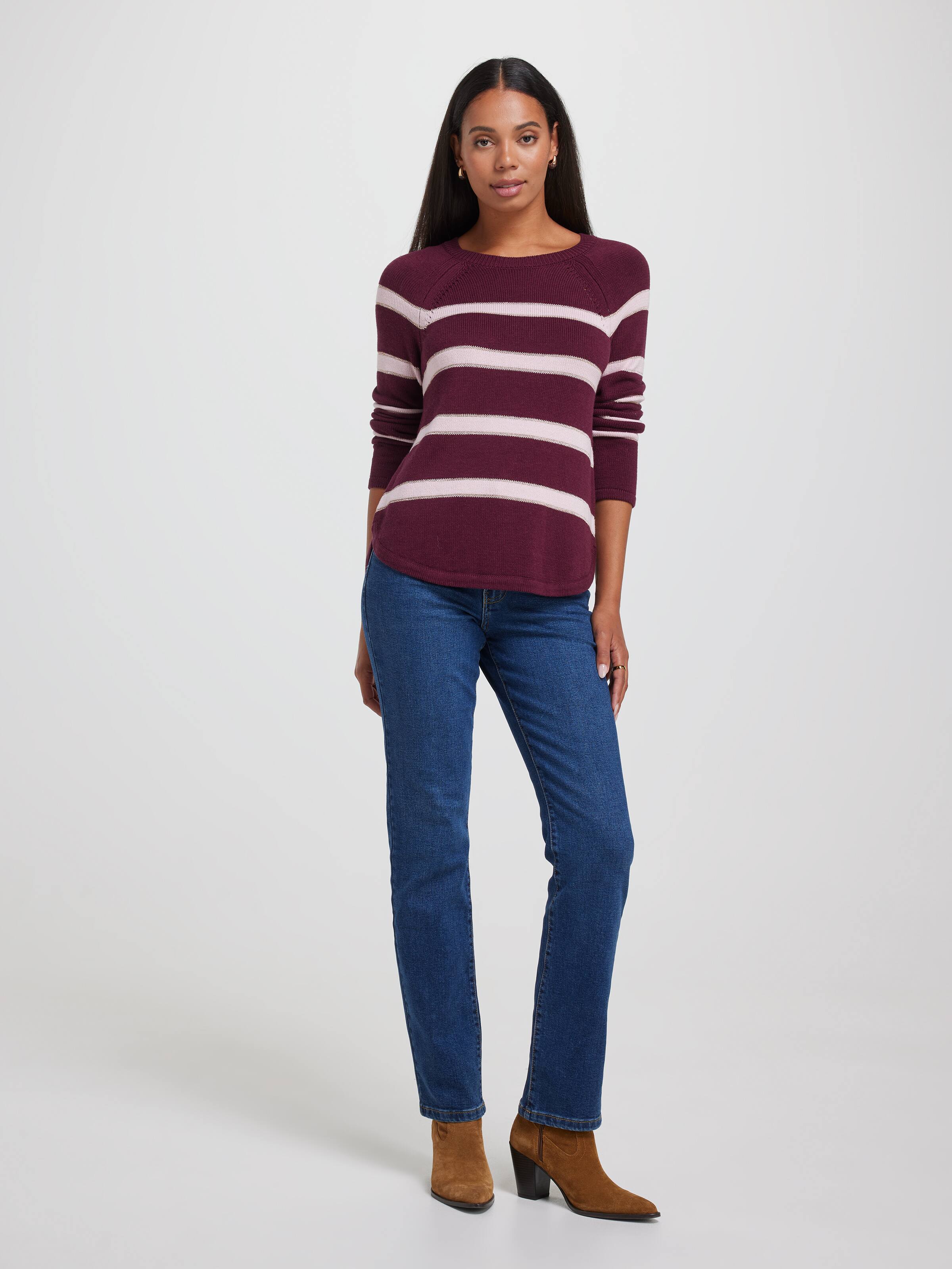 Millie Scoop Hem Pullover