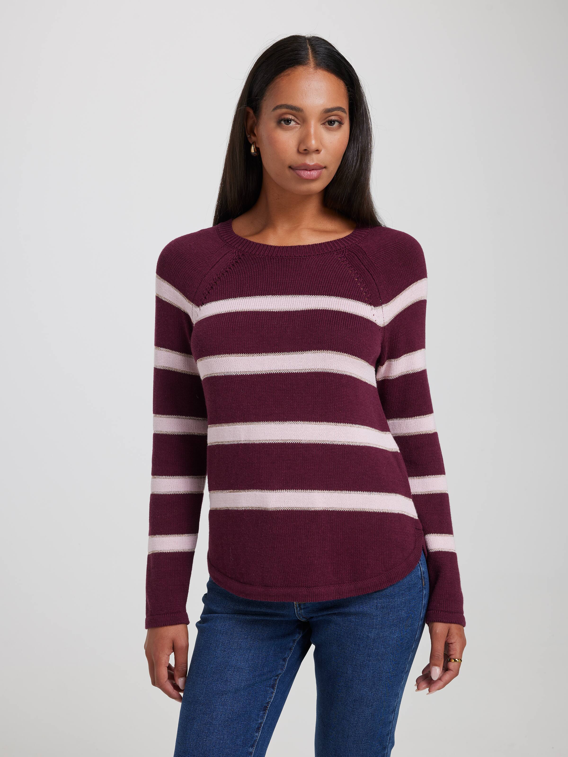 Millie Scoop Hem Pullover