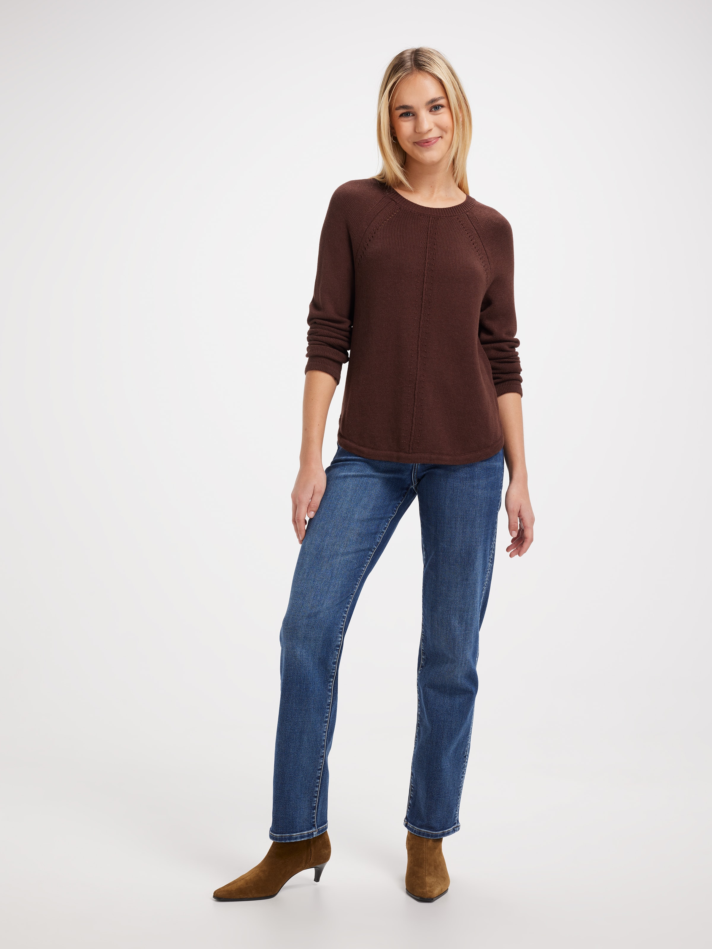 Millie Scoop Hem Pullover