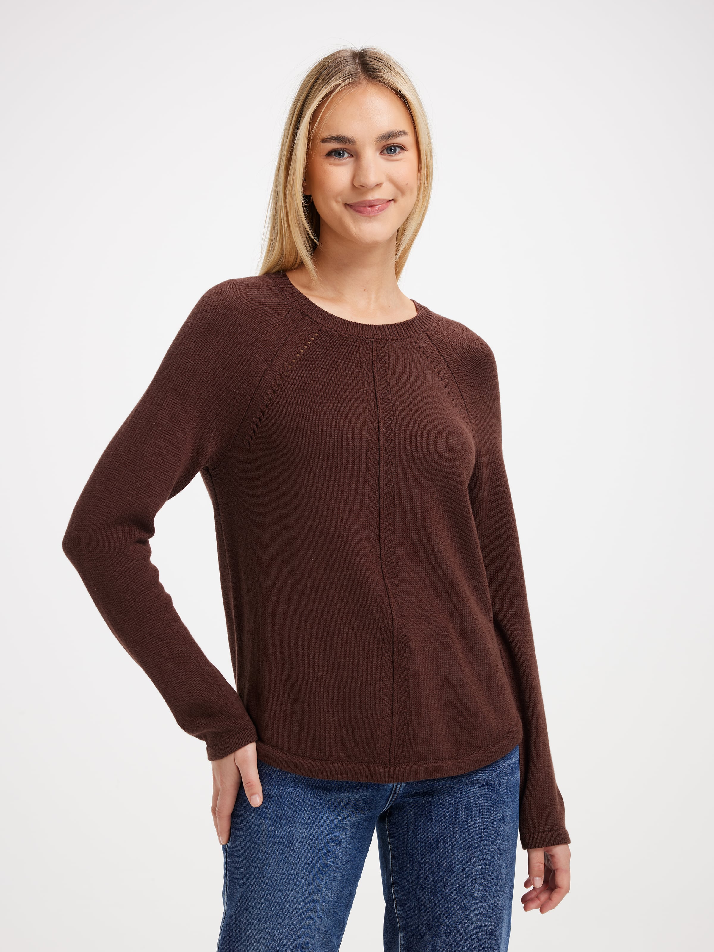 Millie Scoop Hem Pullover