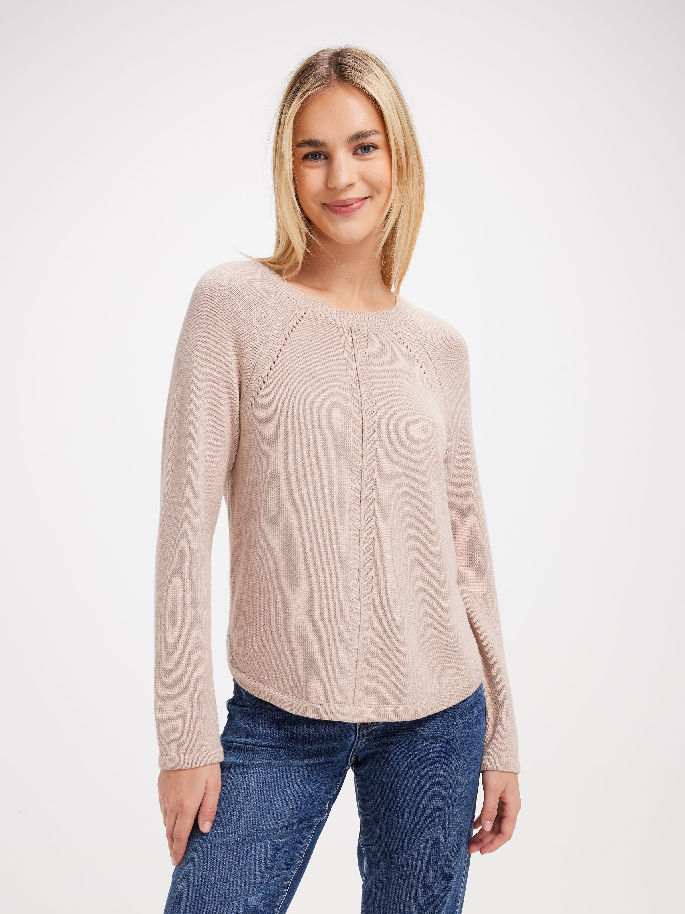 Millie Scoop Hem Pullover