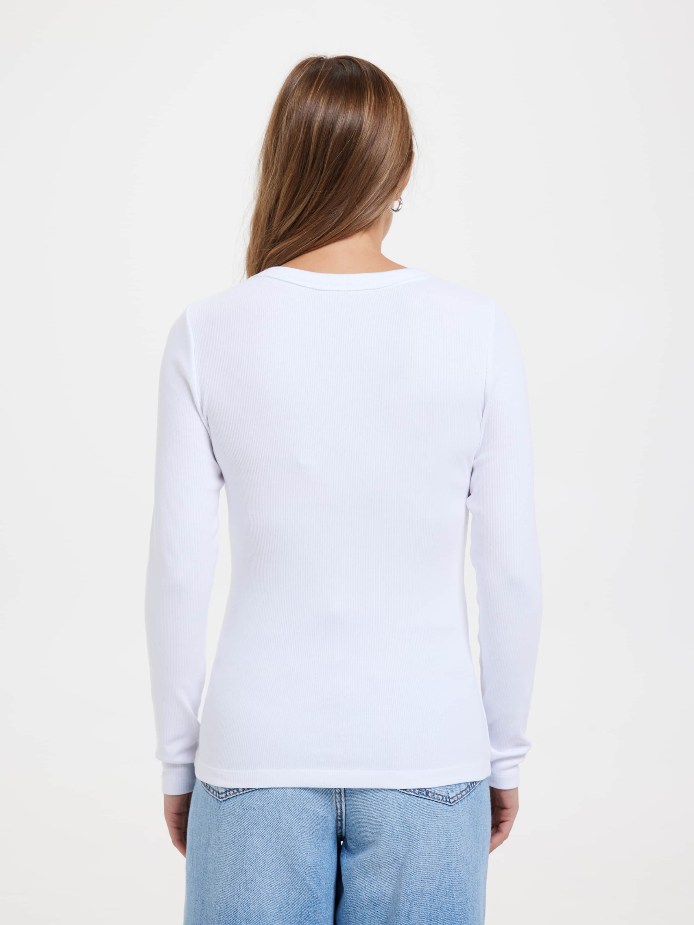 Image for Rib Long Sleeve Crew Neck Top from JustGroupNZ