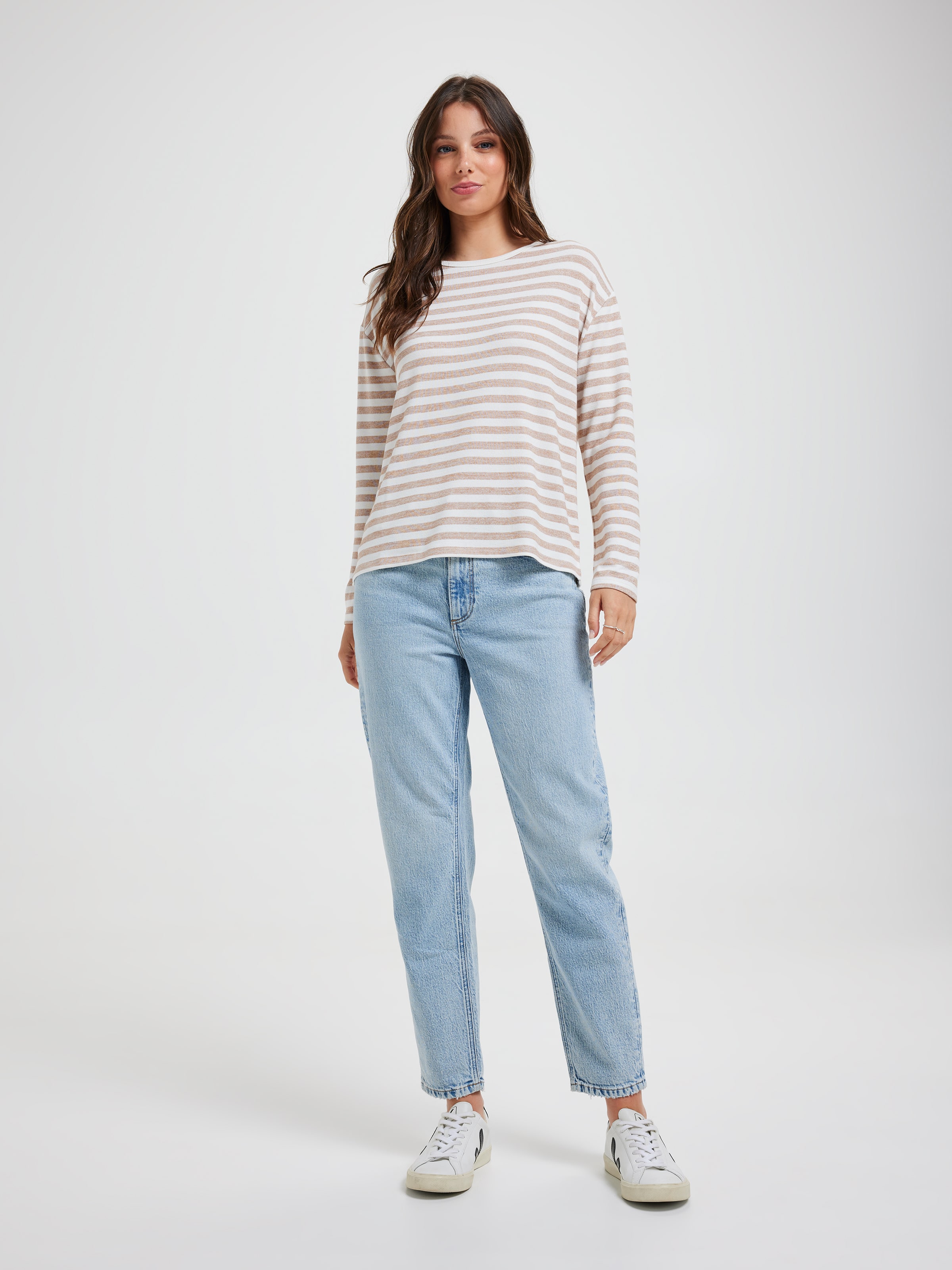 Rori Ls Stripe Otr Tee