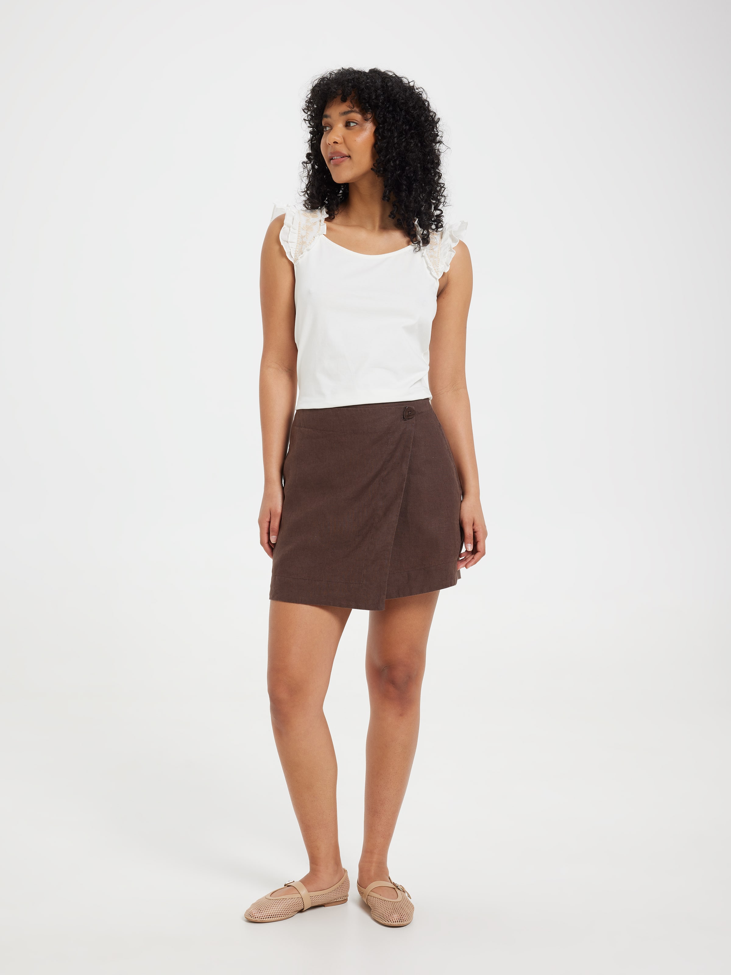 Zuri Flutter Sleeve Top