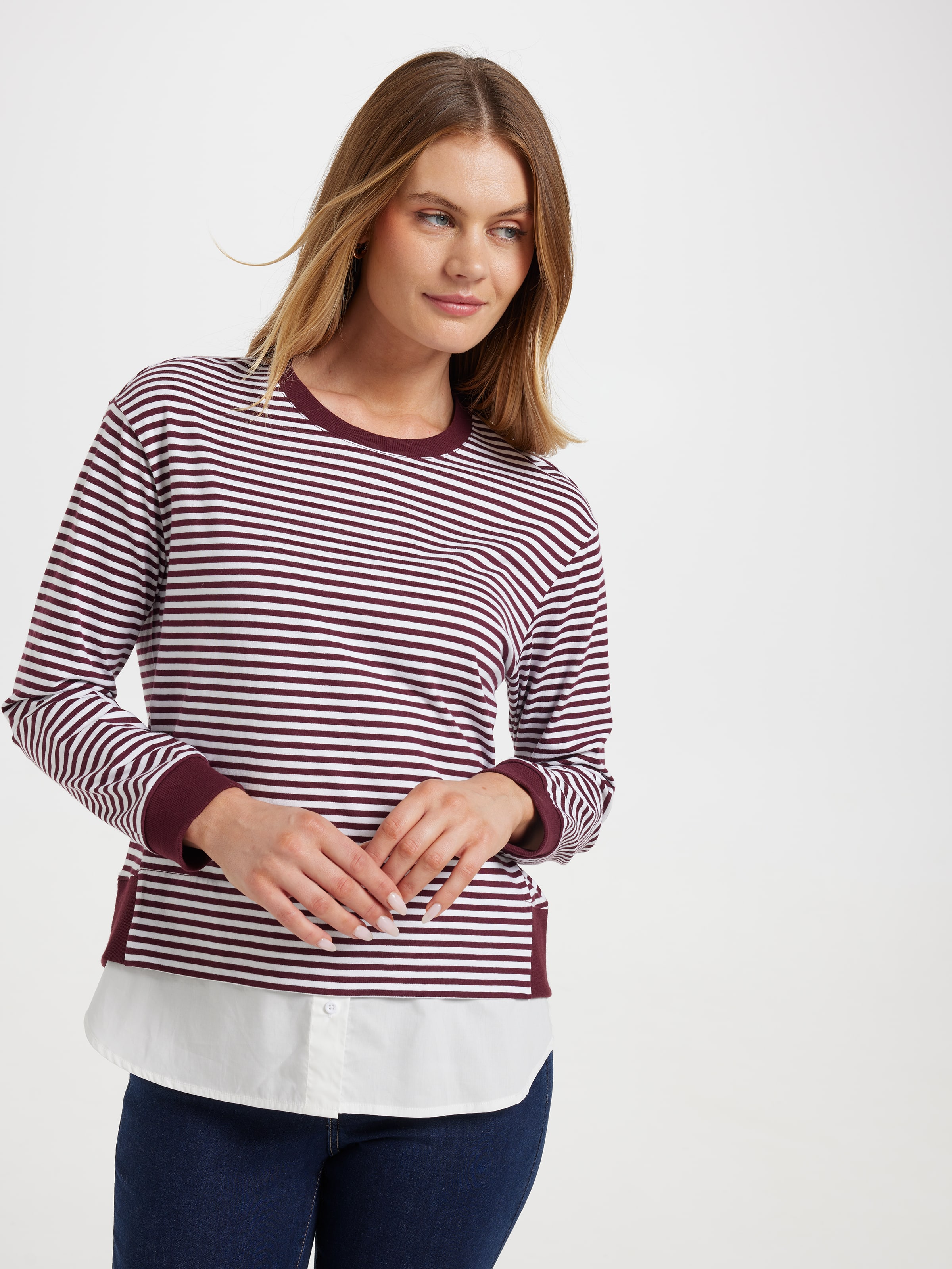Lulu 2 In 1 Long Sleeve Top