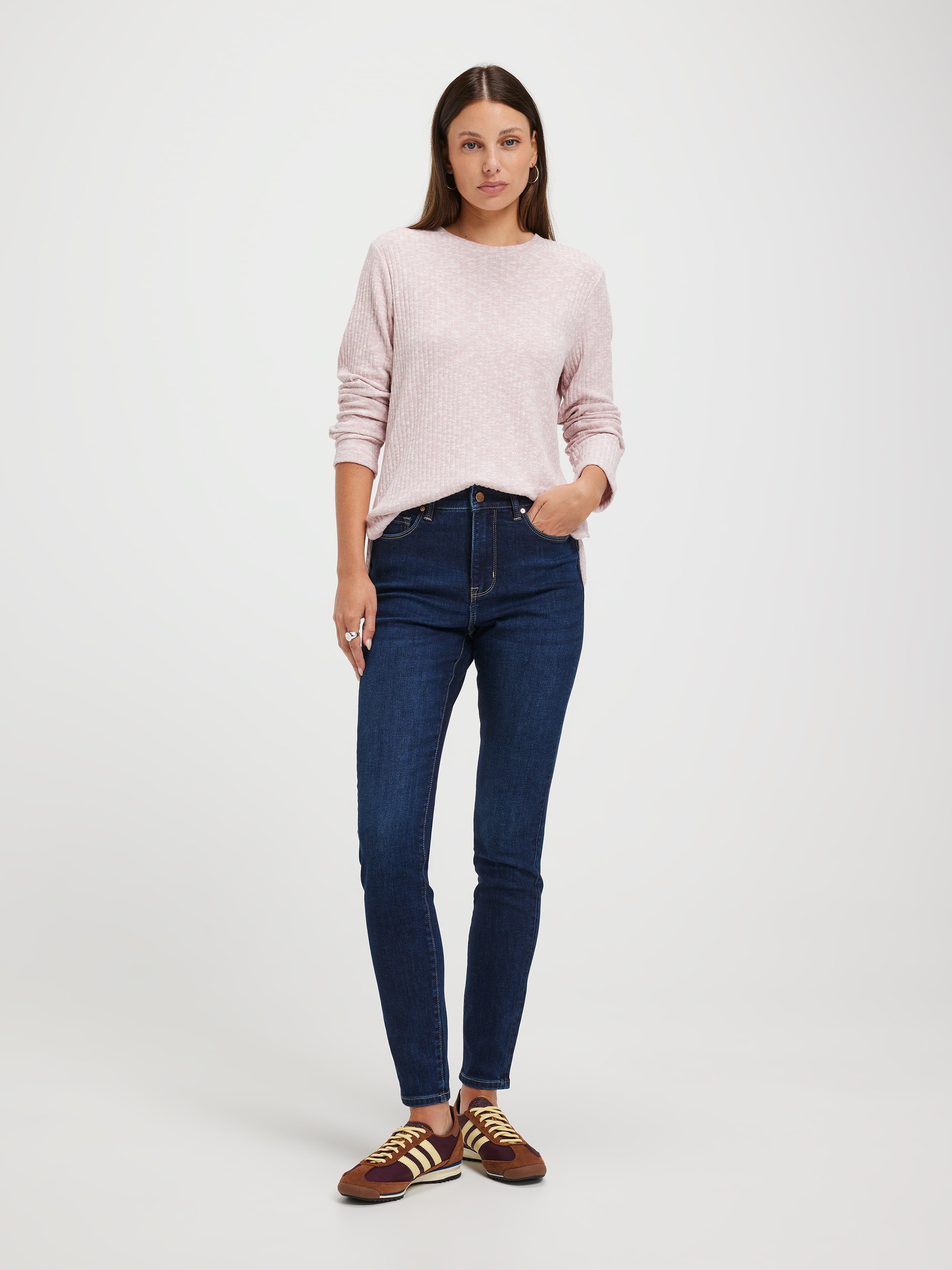 Eden Cosy Long Sleeve Rib Top