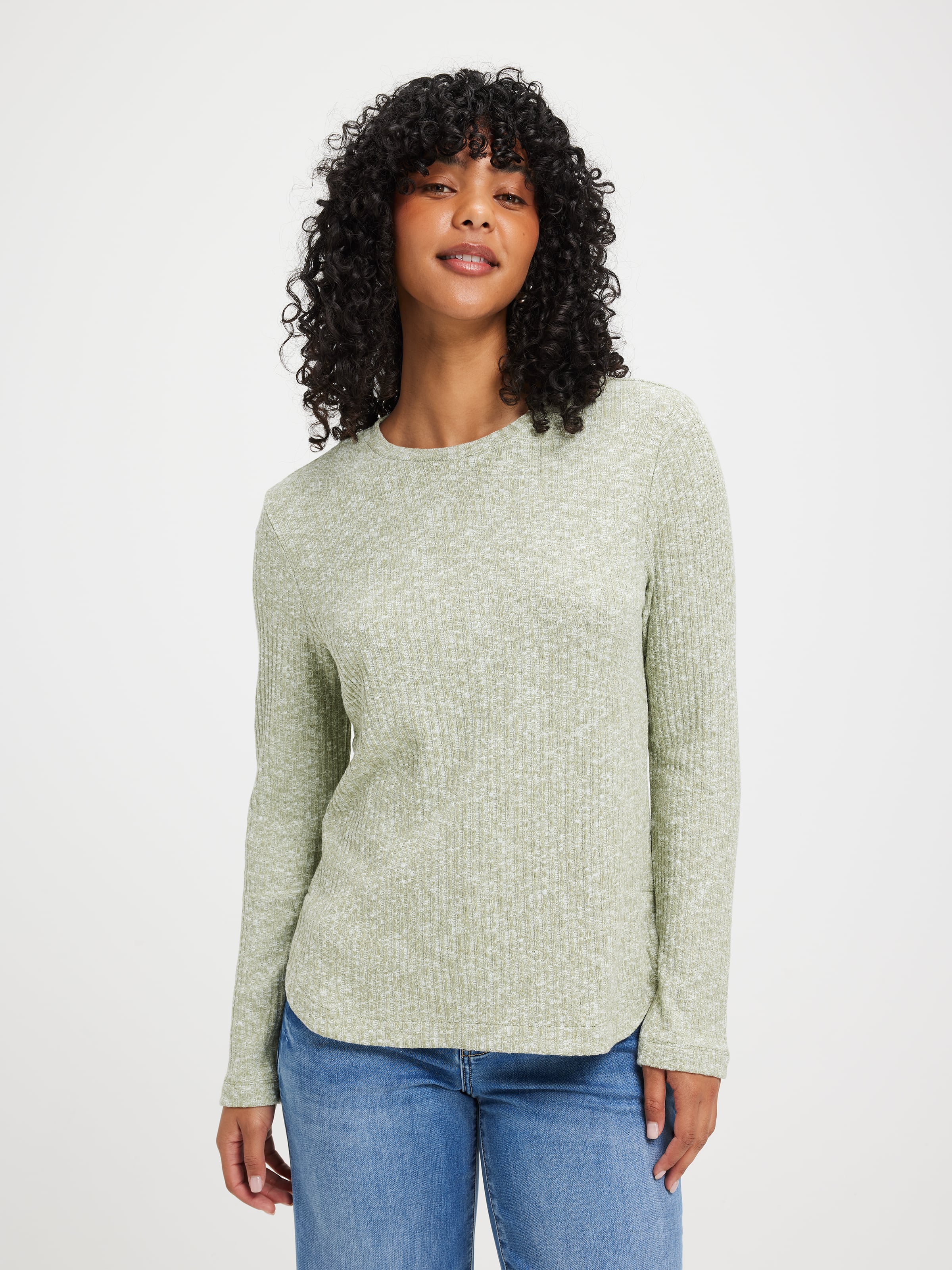 Eden Cosy Long Sleeve Rib Top