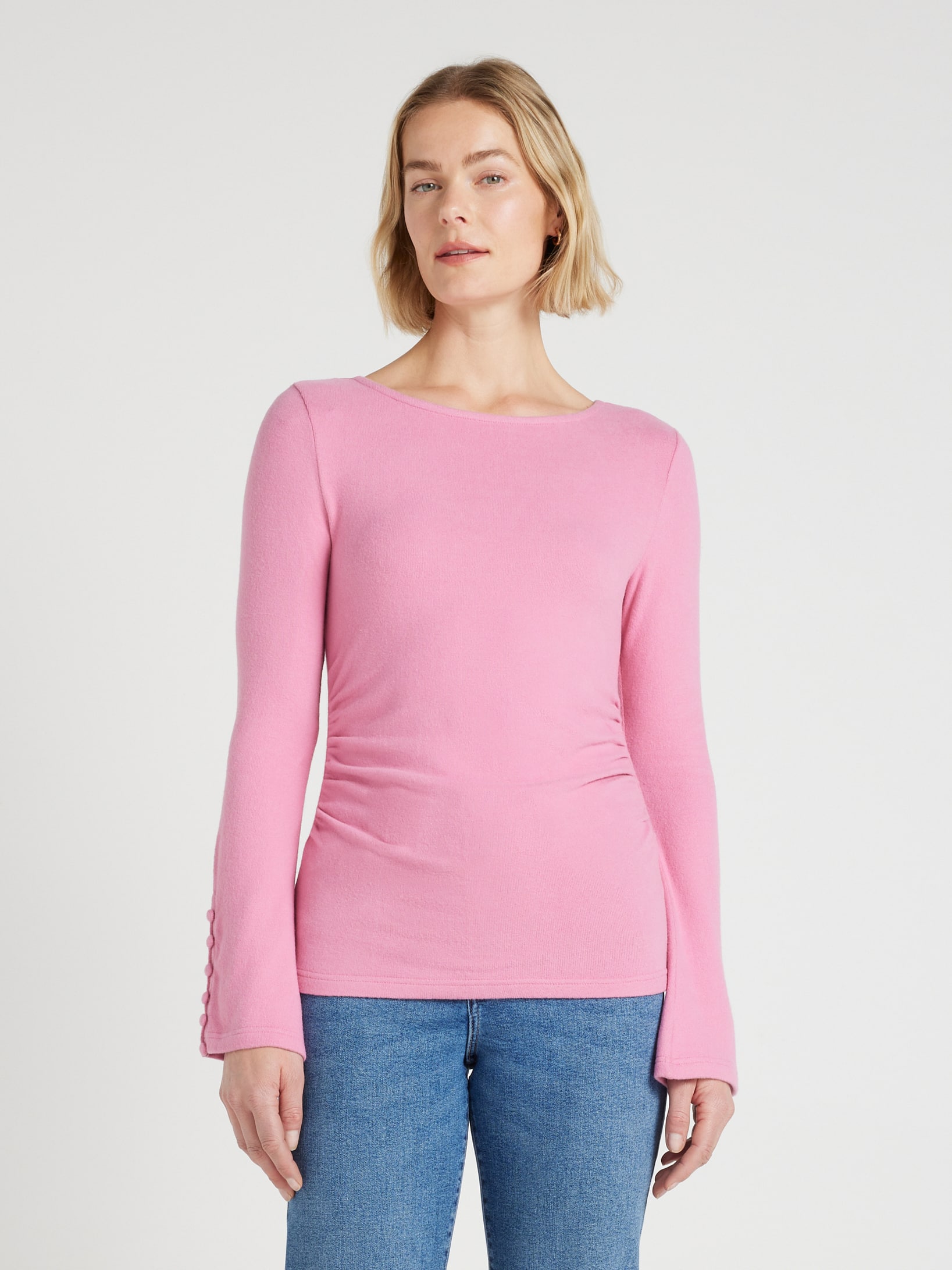 Saskia Button Top