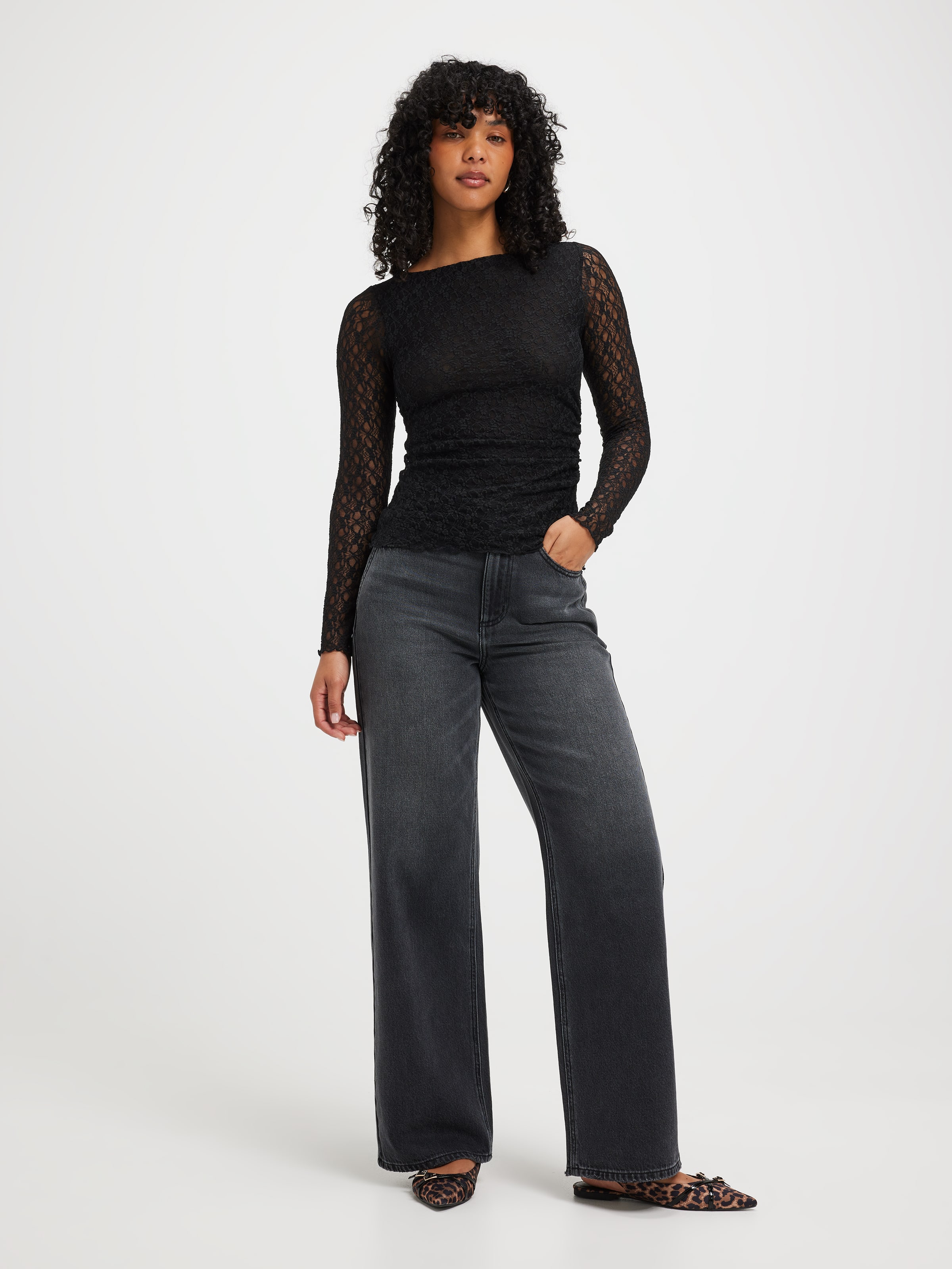 Wren Lace Long Sleeve Top