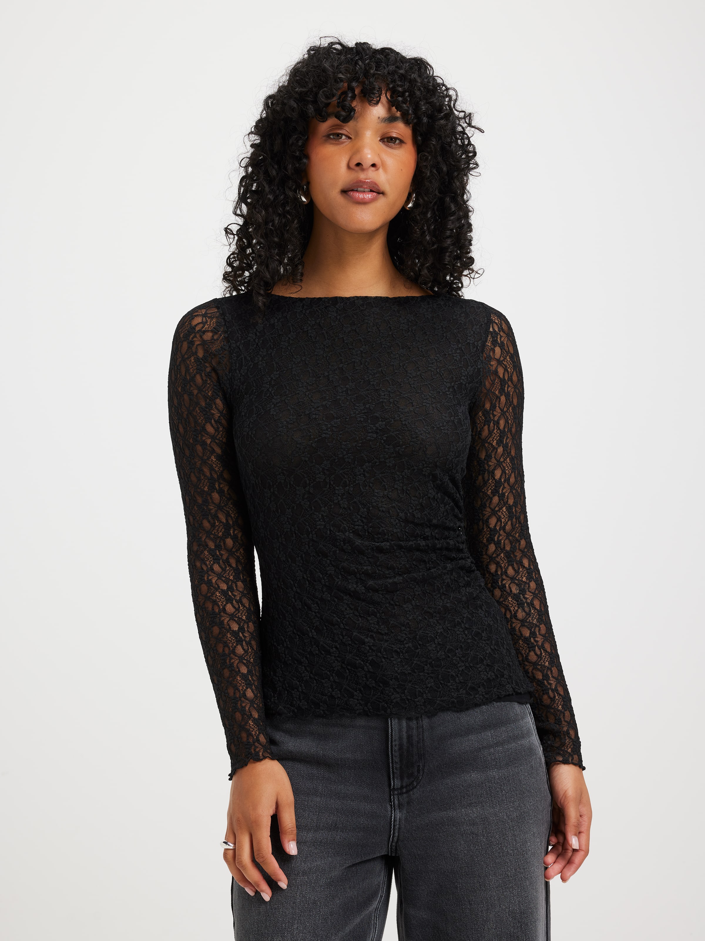 Wren Lace Long Sleeve Top