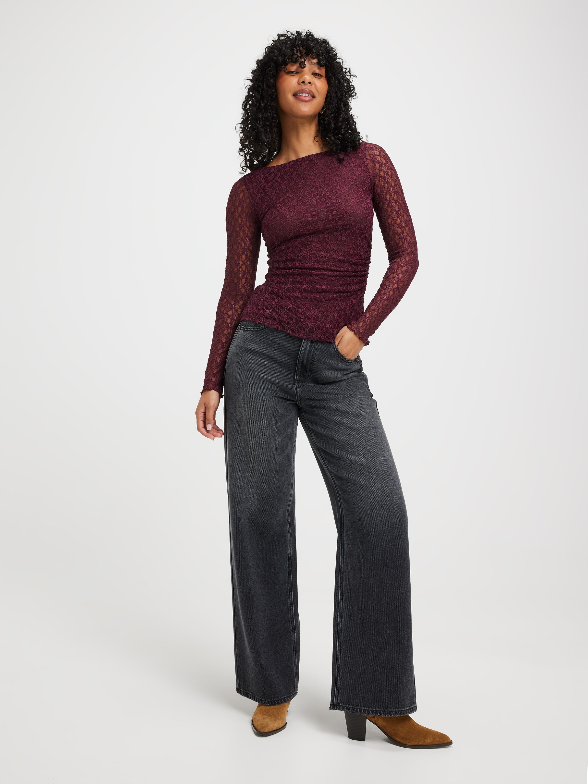 Wren Lace Long Sleeve Top