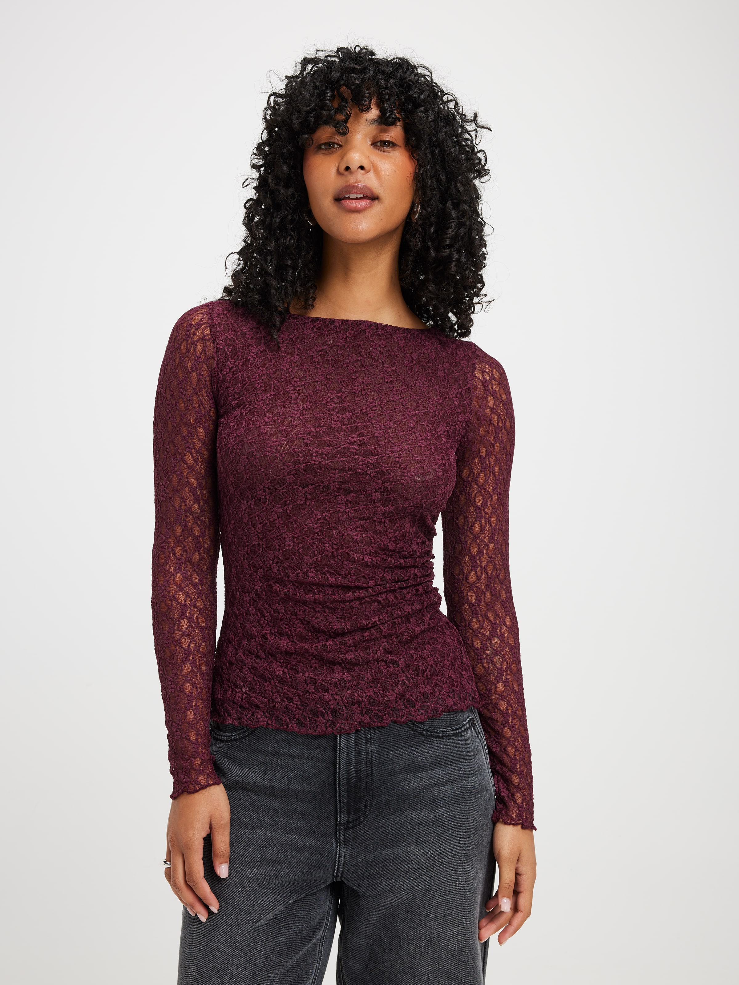 Wren Lace Long Sleeve Top