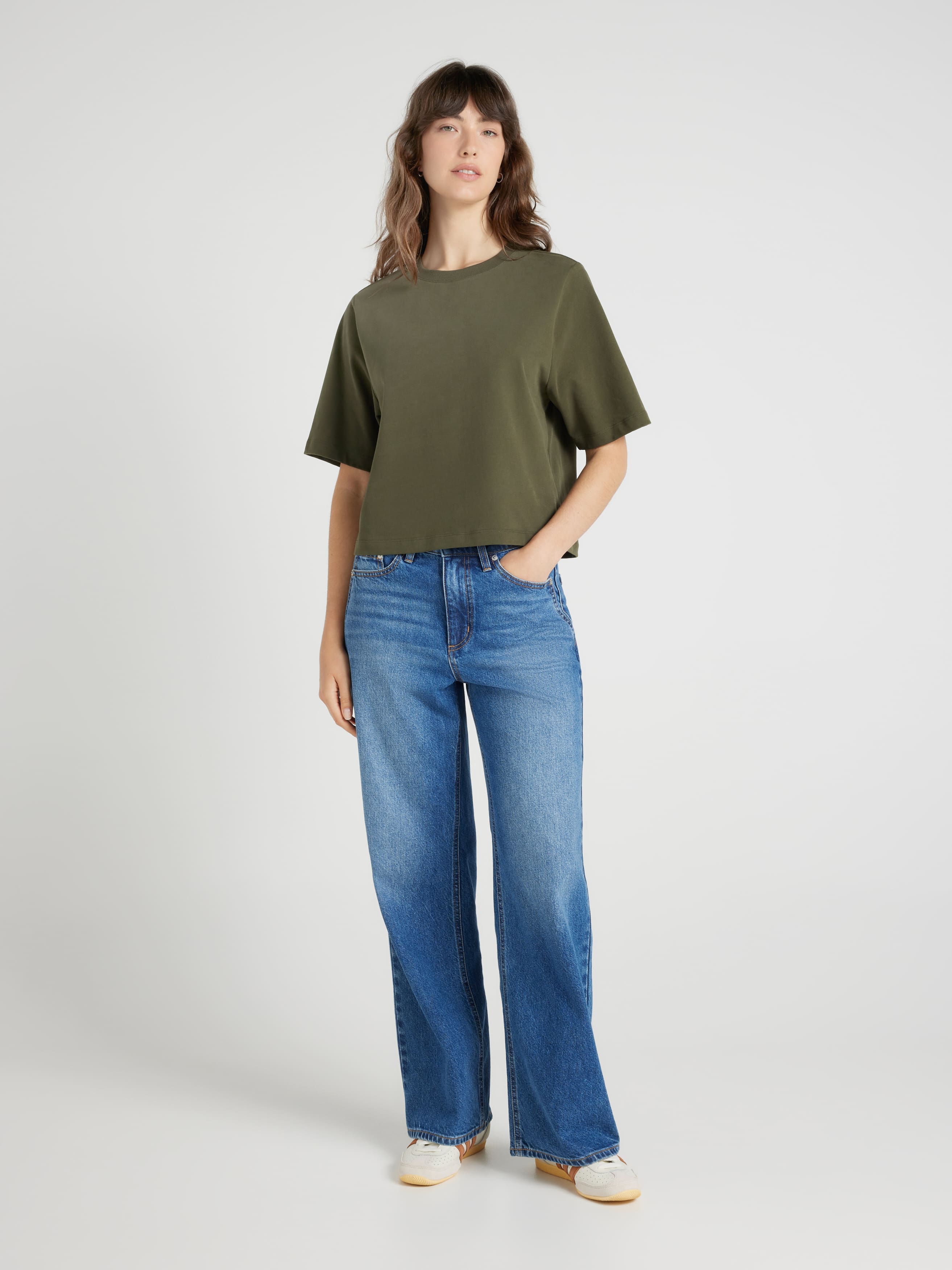 The Boxy Crop Tee