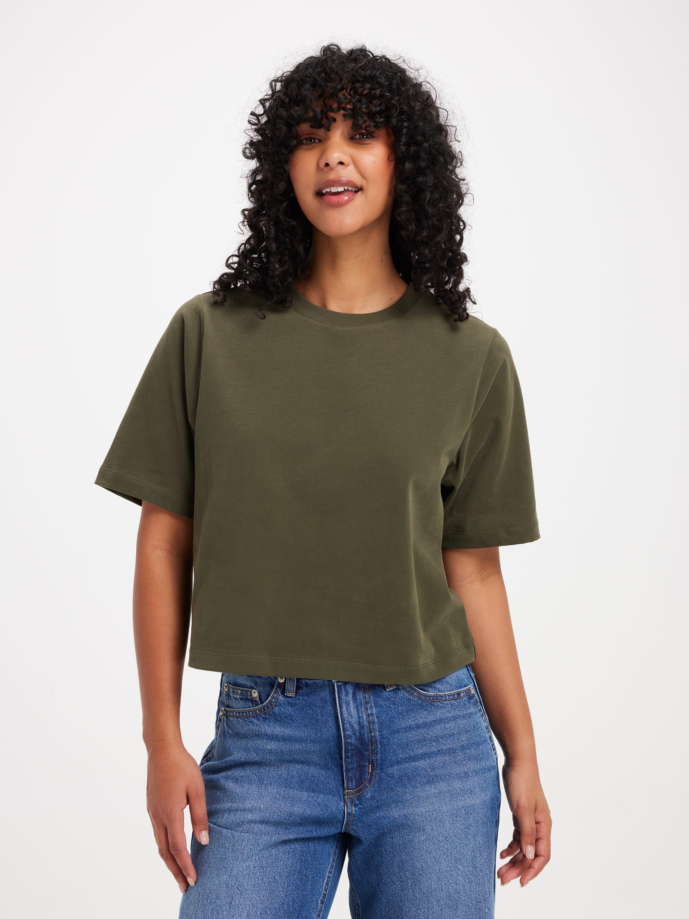 The Boxy Crop Tee