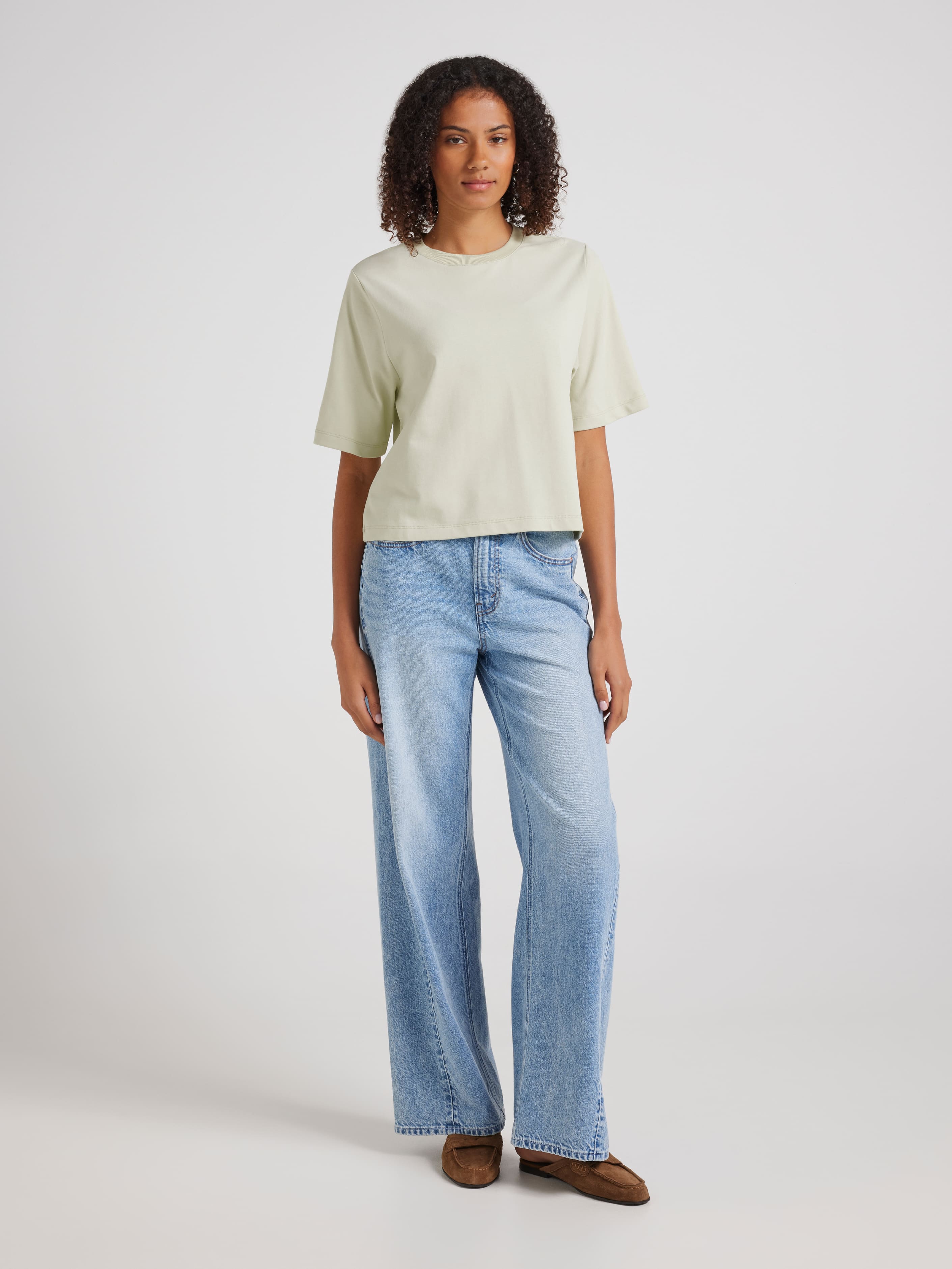 The Boxy Crop Tee
