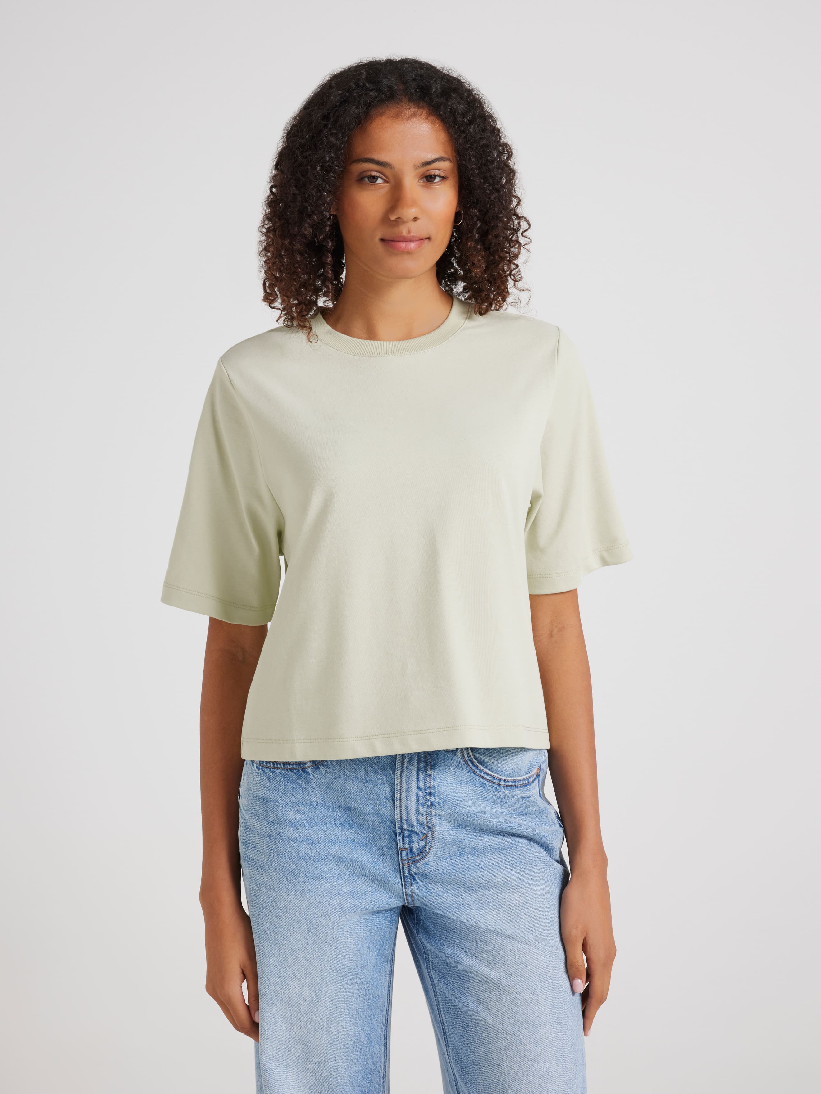 The Boxy Crop Tee