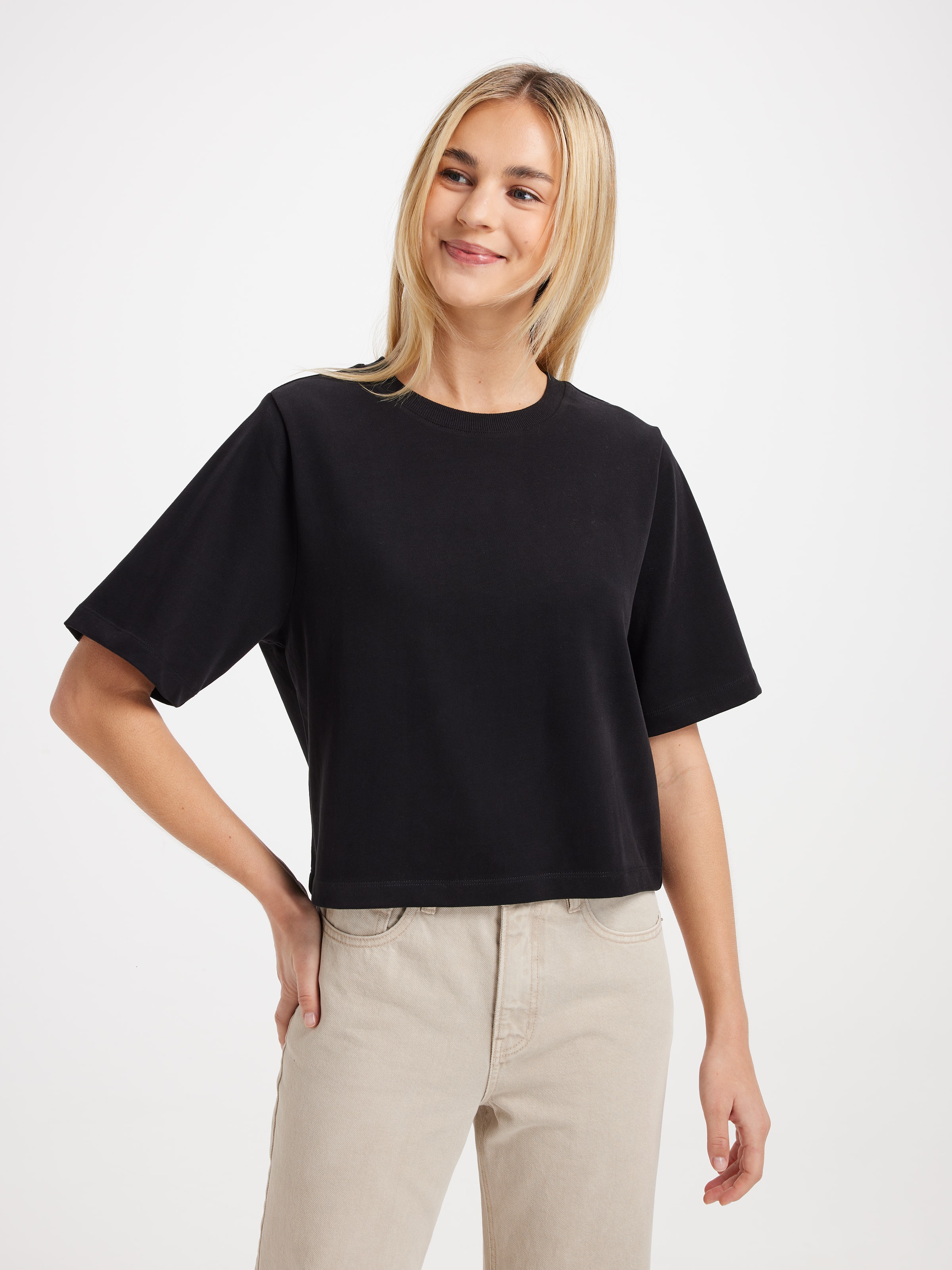 The Boxy Crop Tee