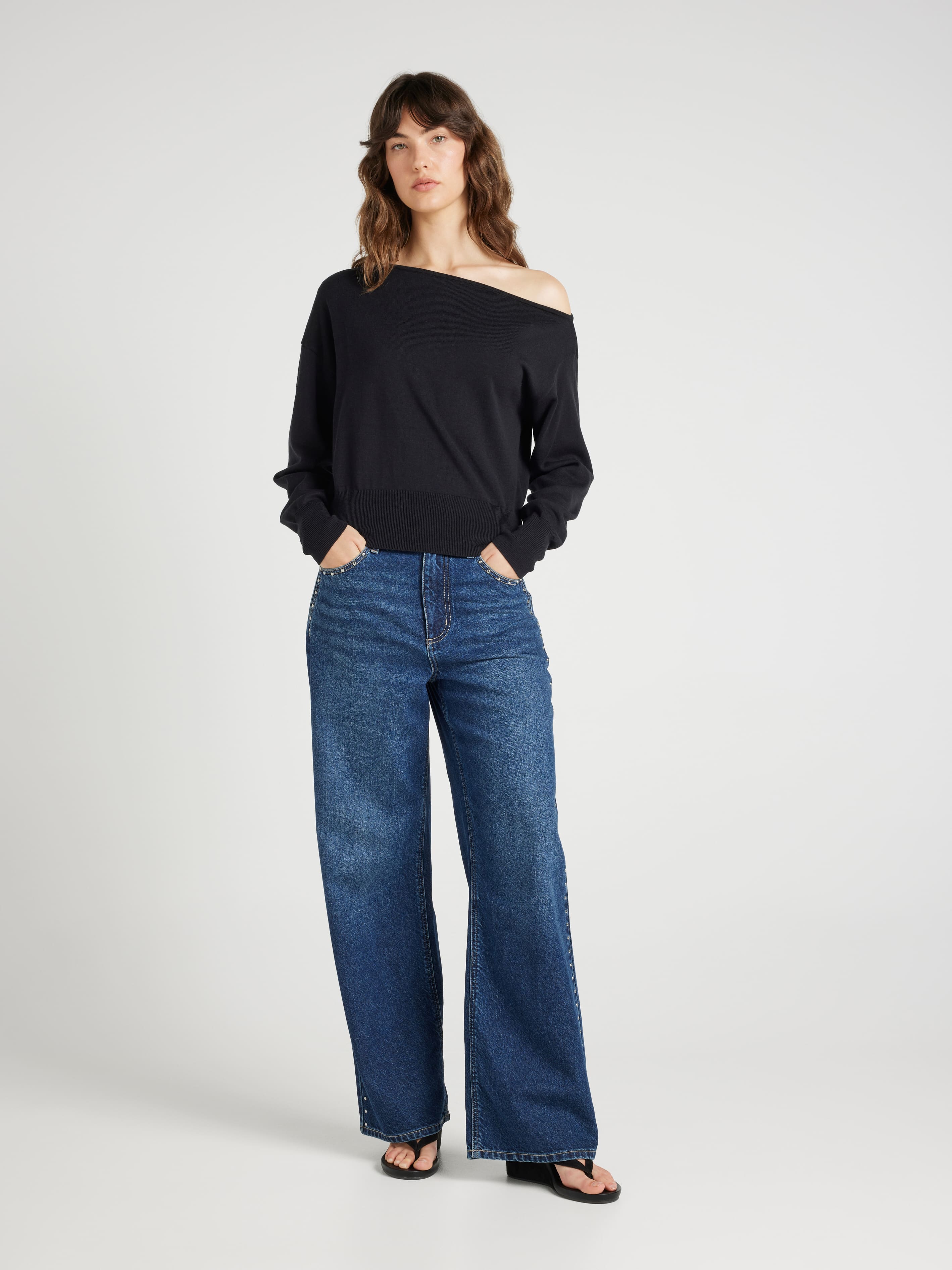 Cassie One Shoulder Pullover