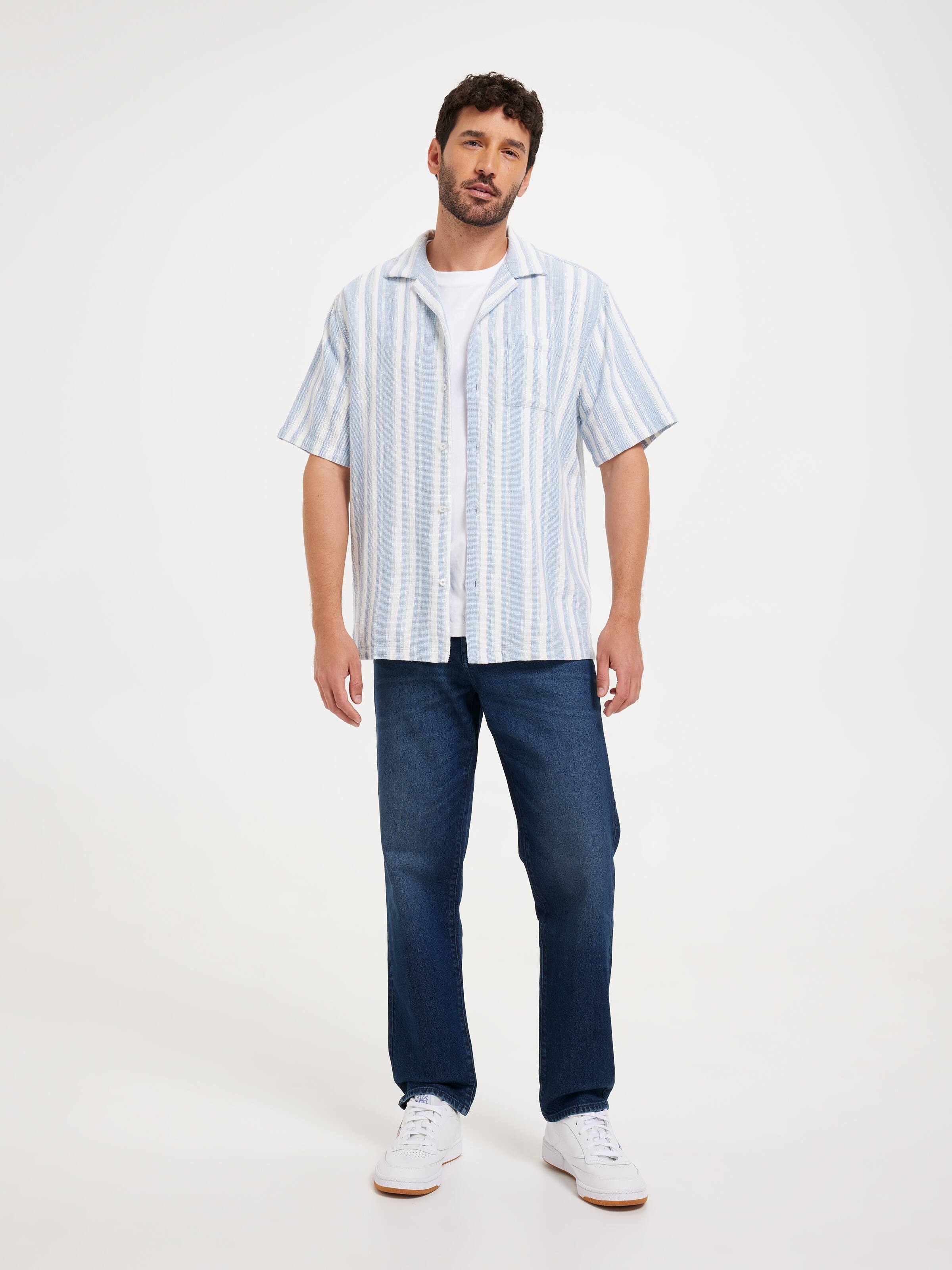 Revere Textured Stripe Shirt