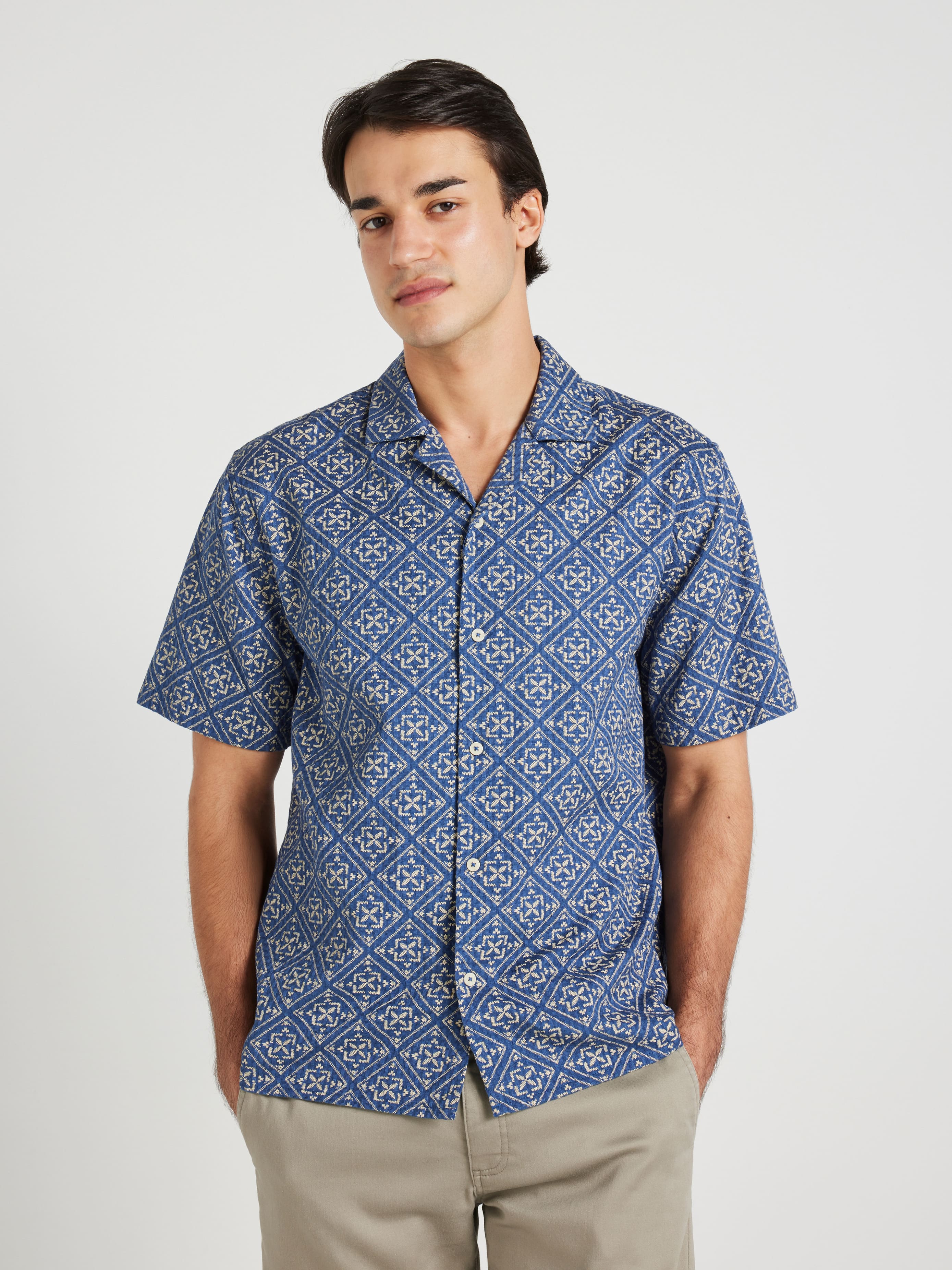 Printed Textured Shirt
