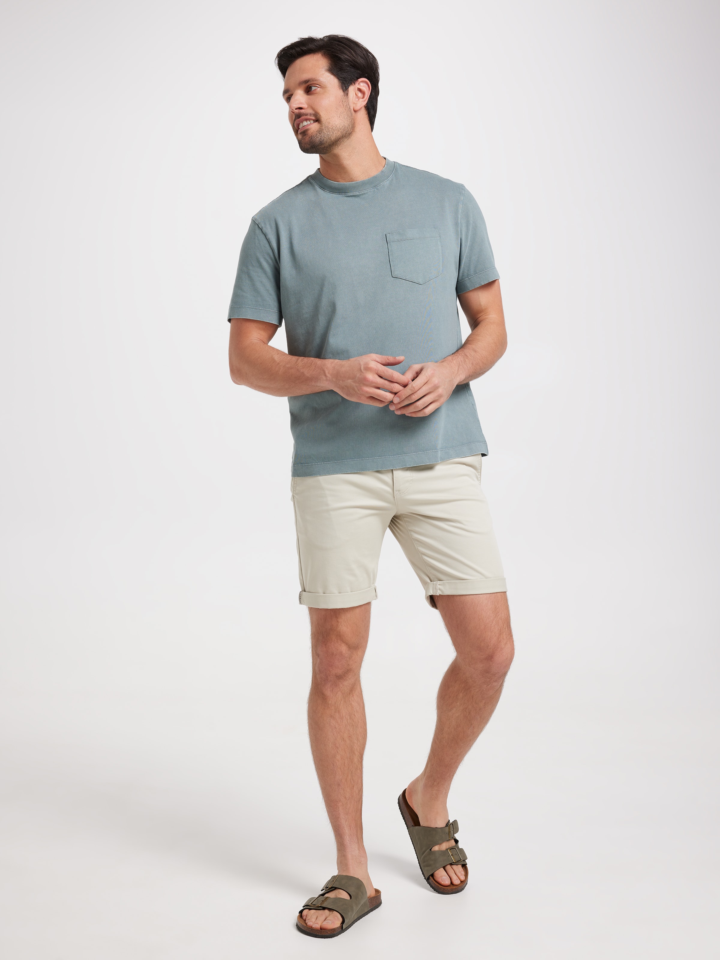 Short Sleeve Relaxed Fit Pocket Tee