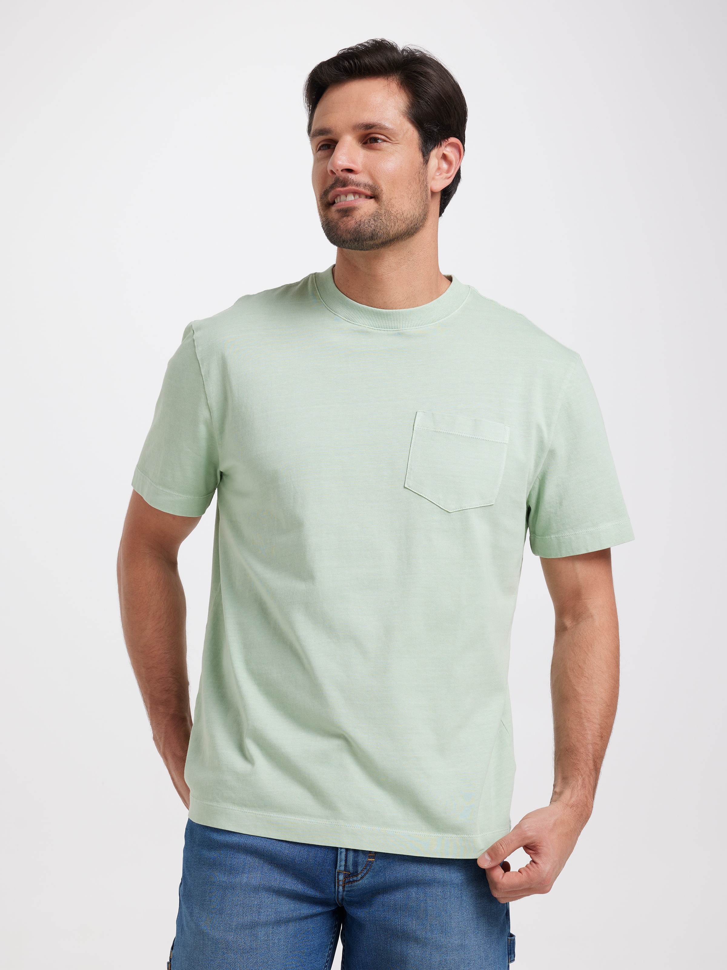 Short Sleeve Relaxed Fit Pocket Tee