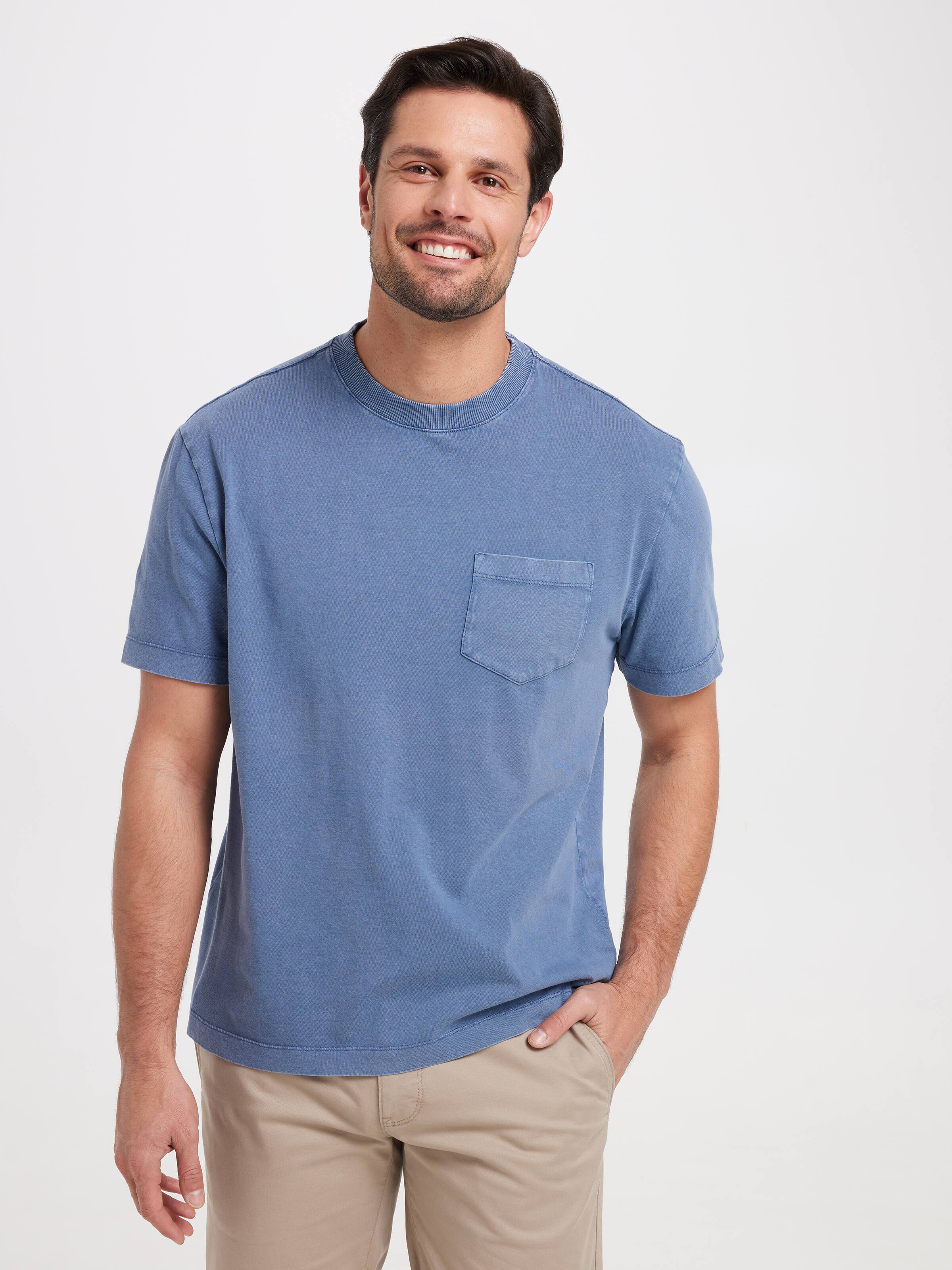 Short Sleeve Relaxed Fit Pocket Tee