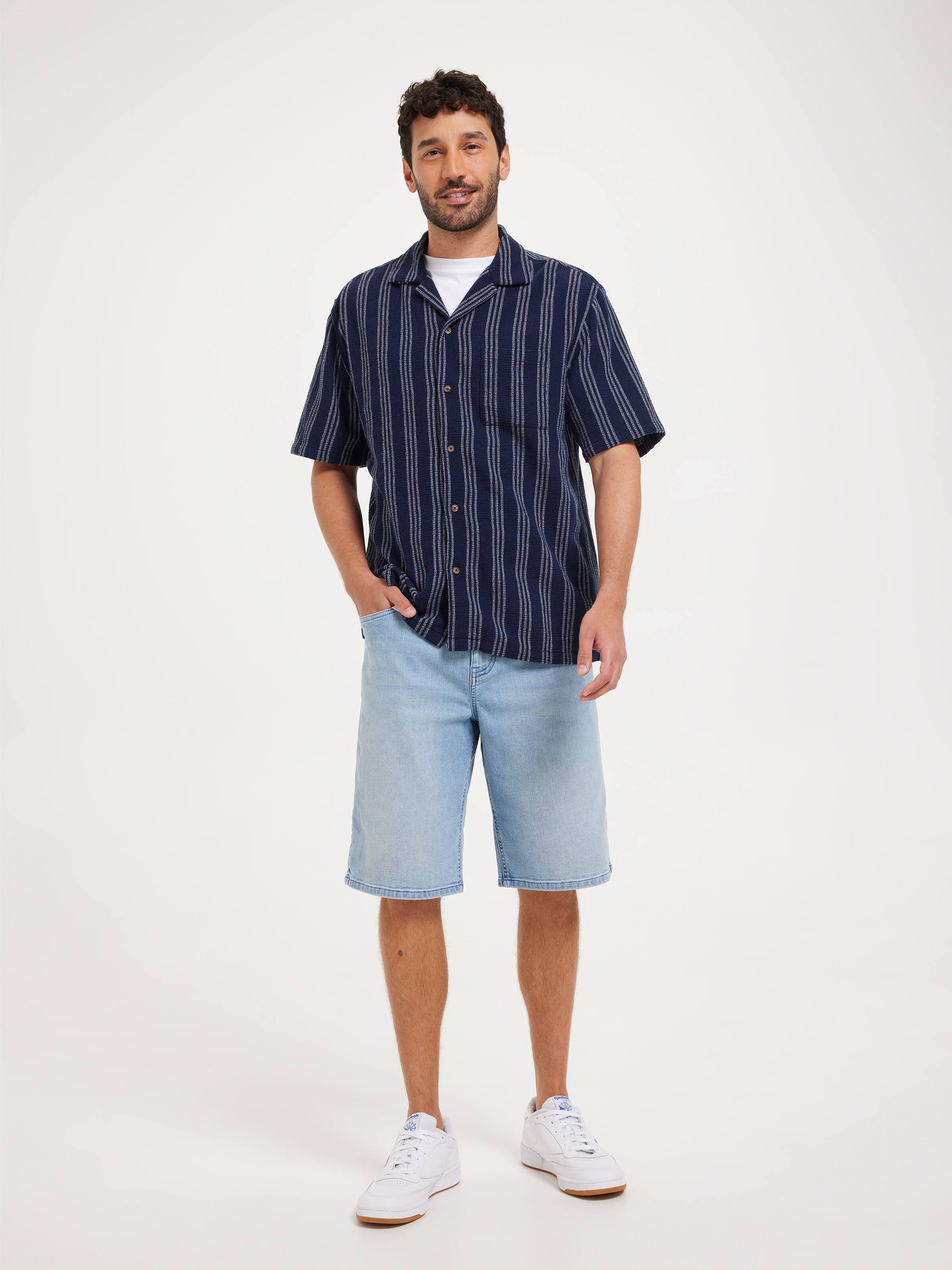 Revere Textured Stripe Shirt