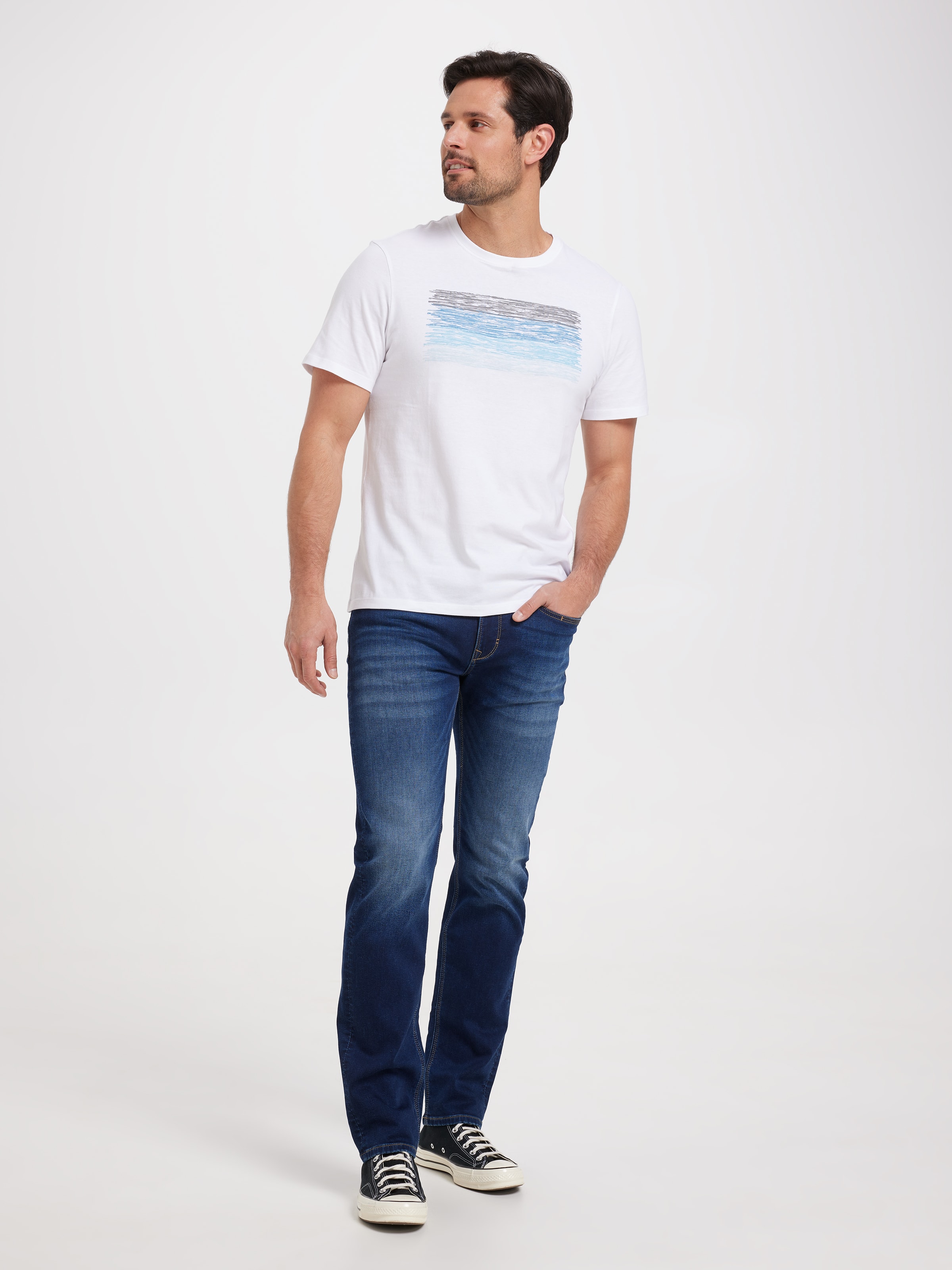 Short Sleeve Tonal Block Mirage