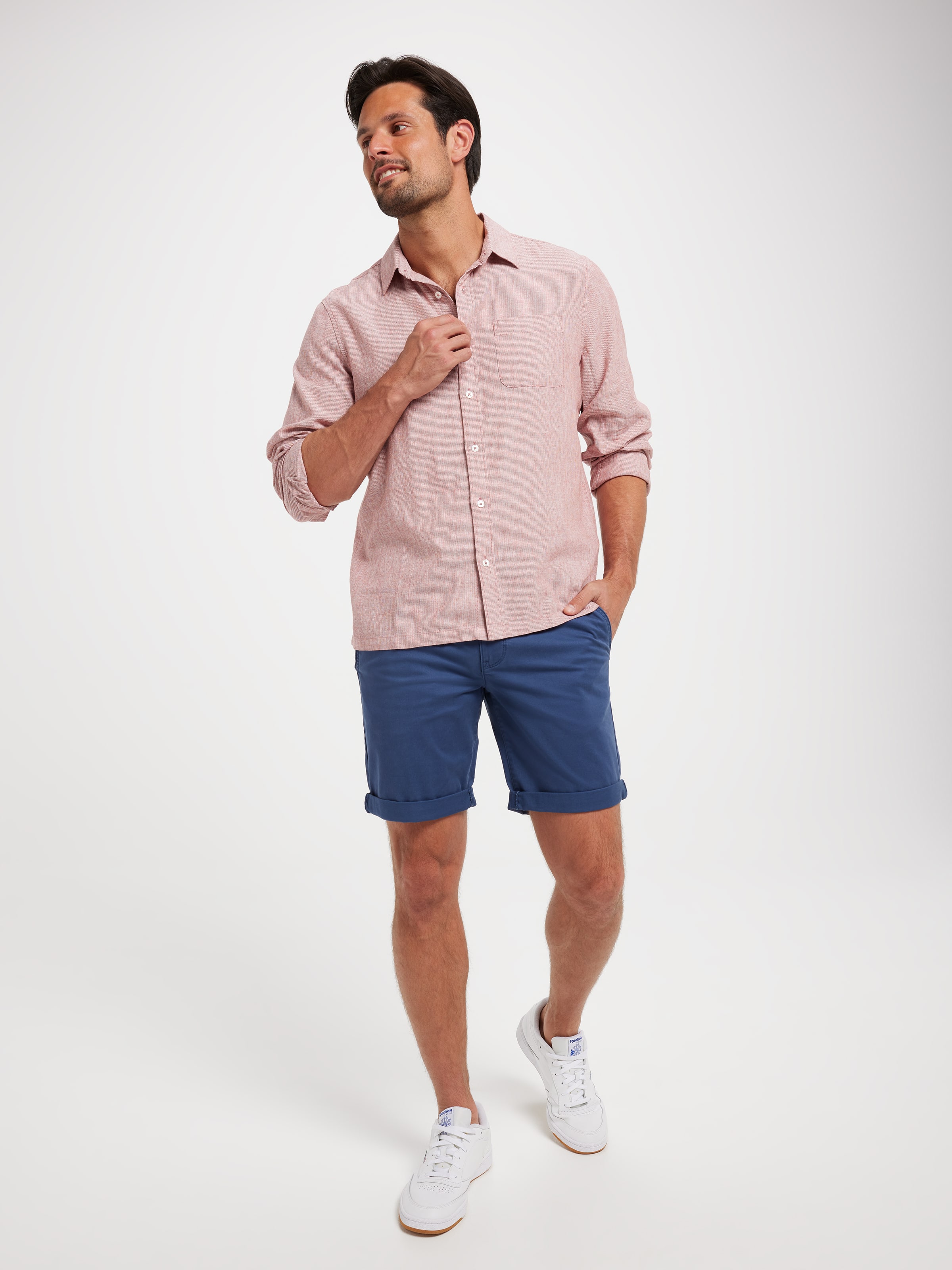Relaxed Linen Blend Shirt