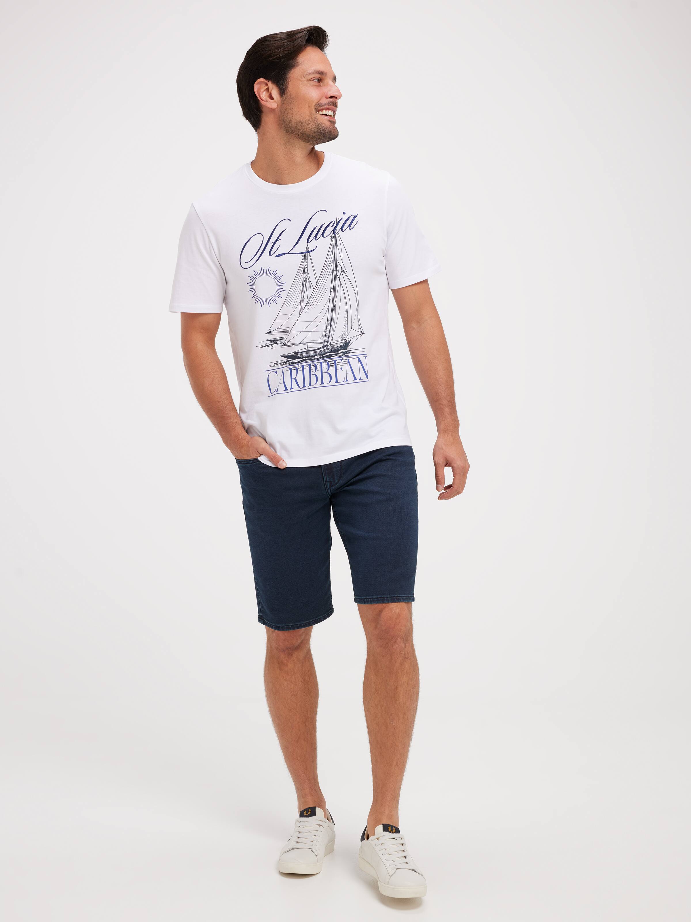 Short Sleeve Yacht Graphic Tee