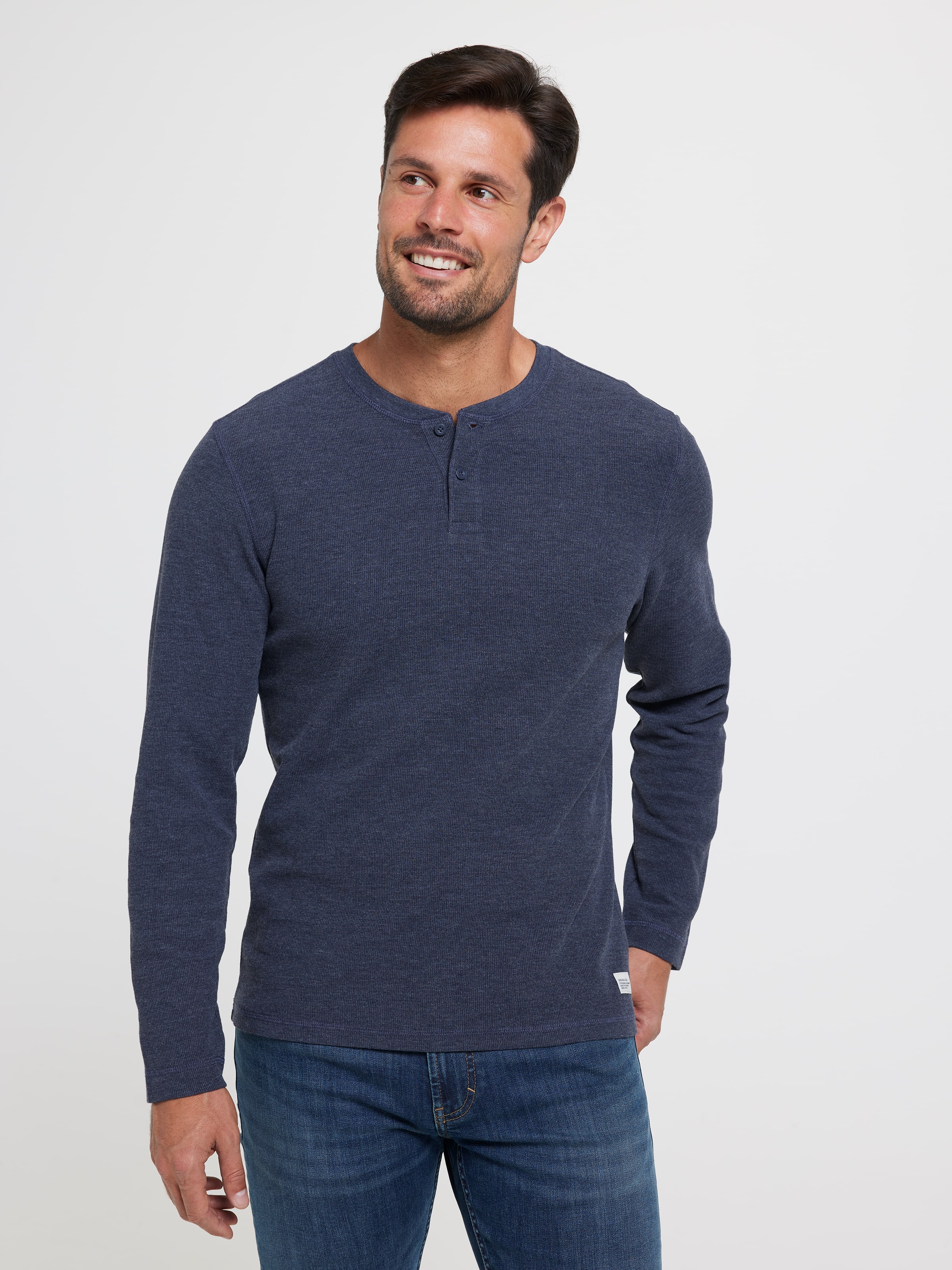Classic Henley Long Sleeve Tee
