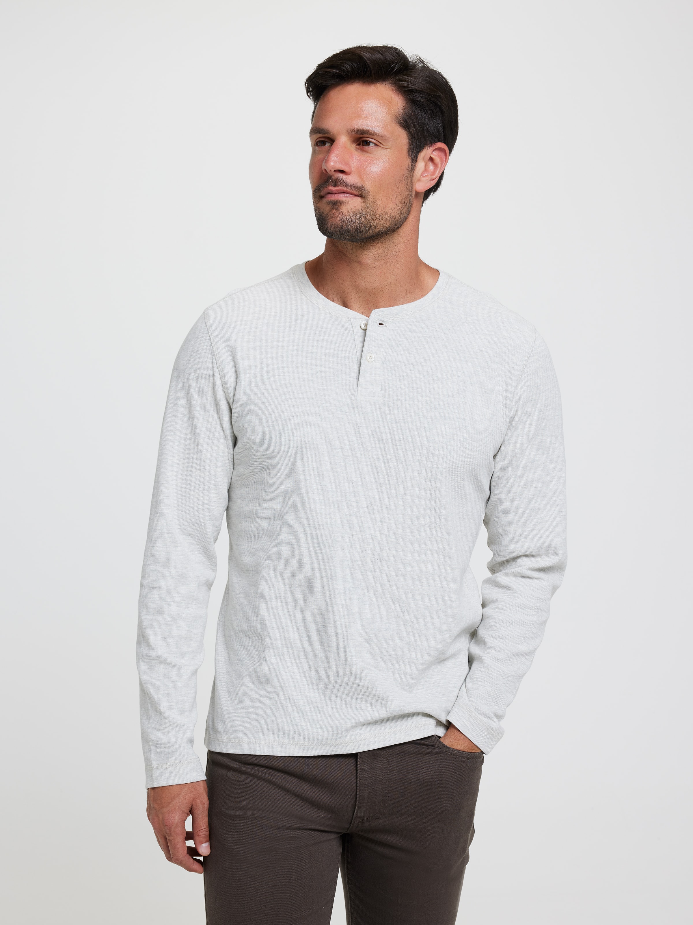 Classic Henley Long Sleeve Tee