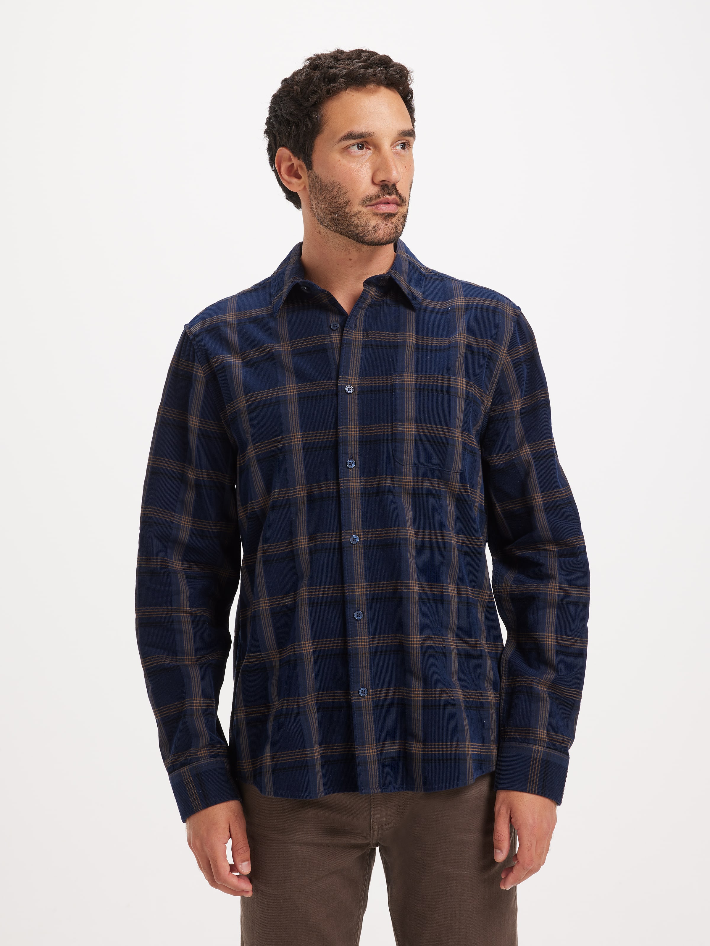 Cord Check Shirt