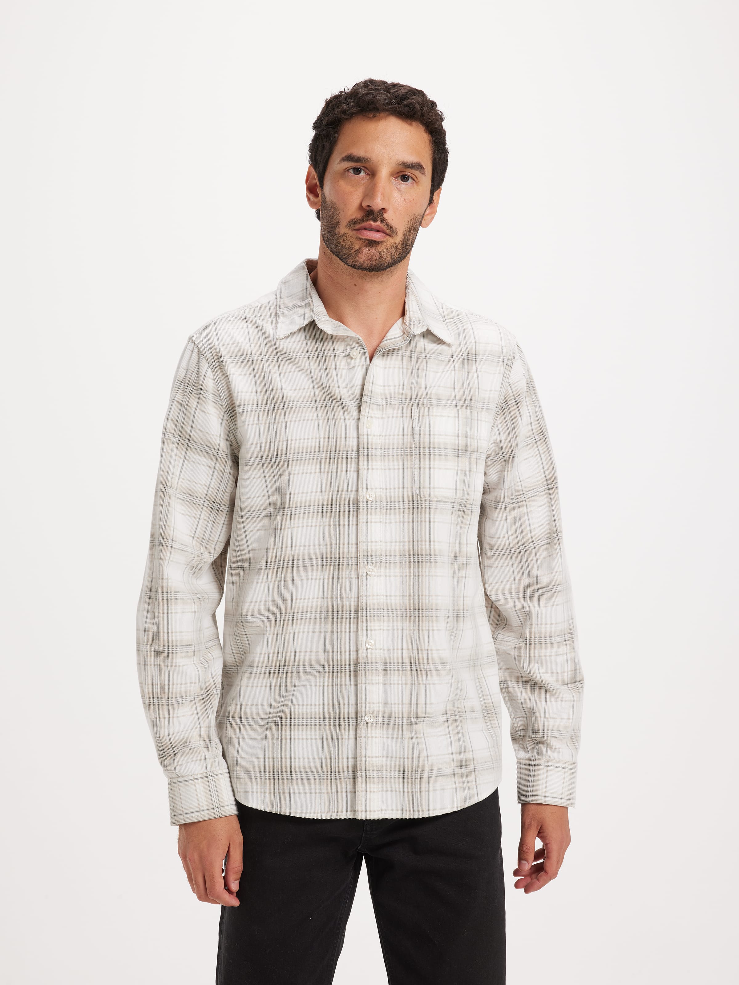 Cord Check Shirt