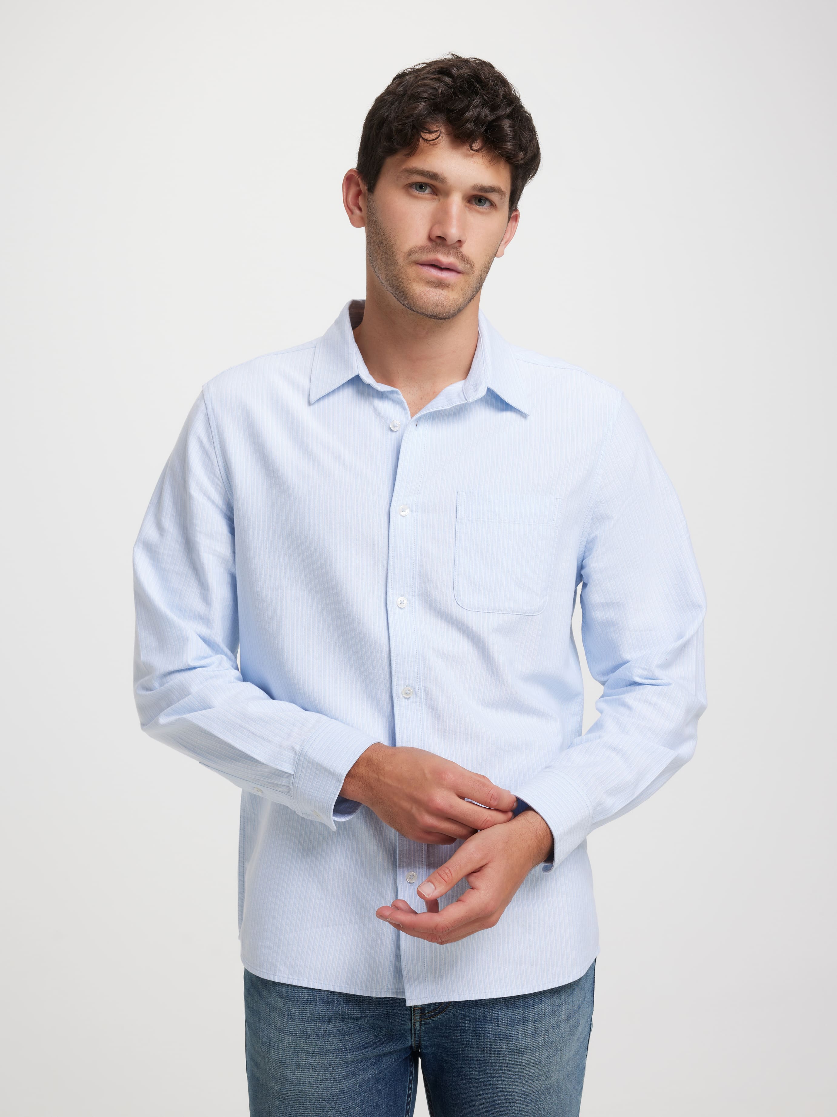 Long Sleeve Stripe Shirt