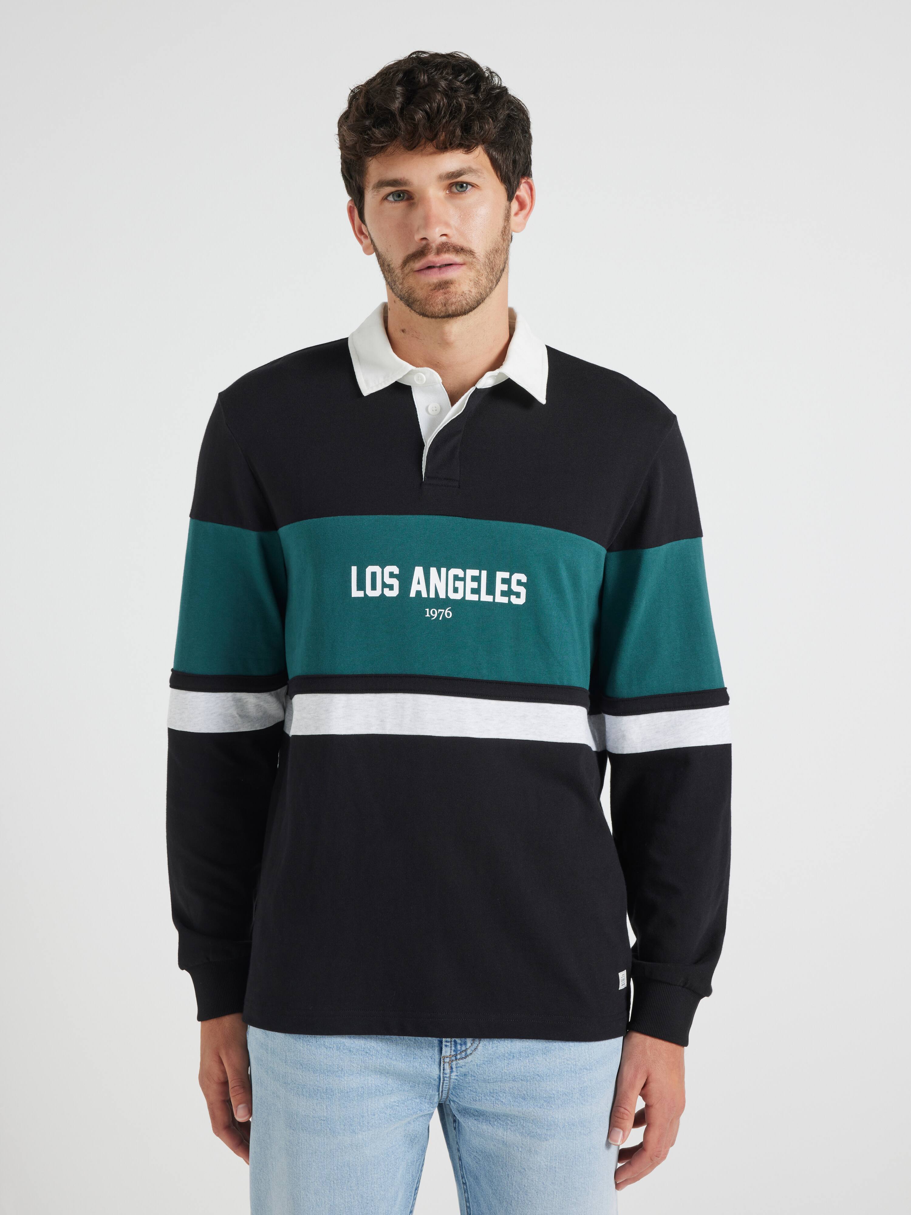 Rugby Chest Stripe Polo
