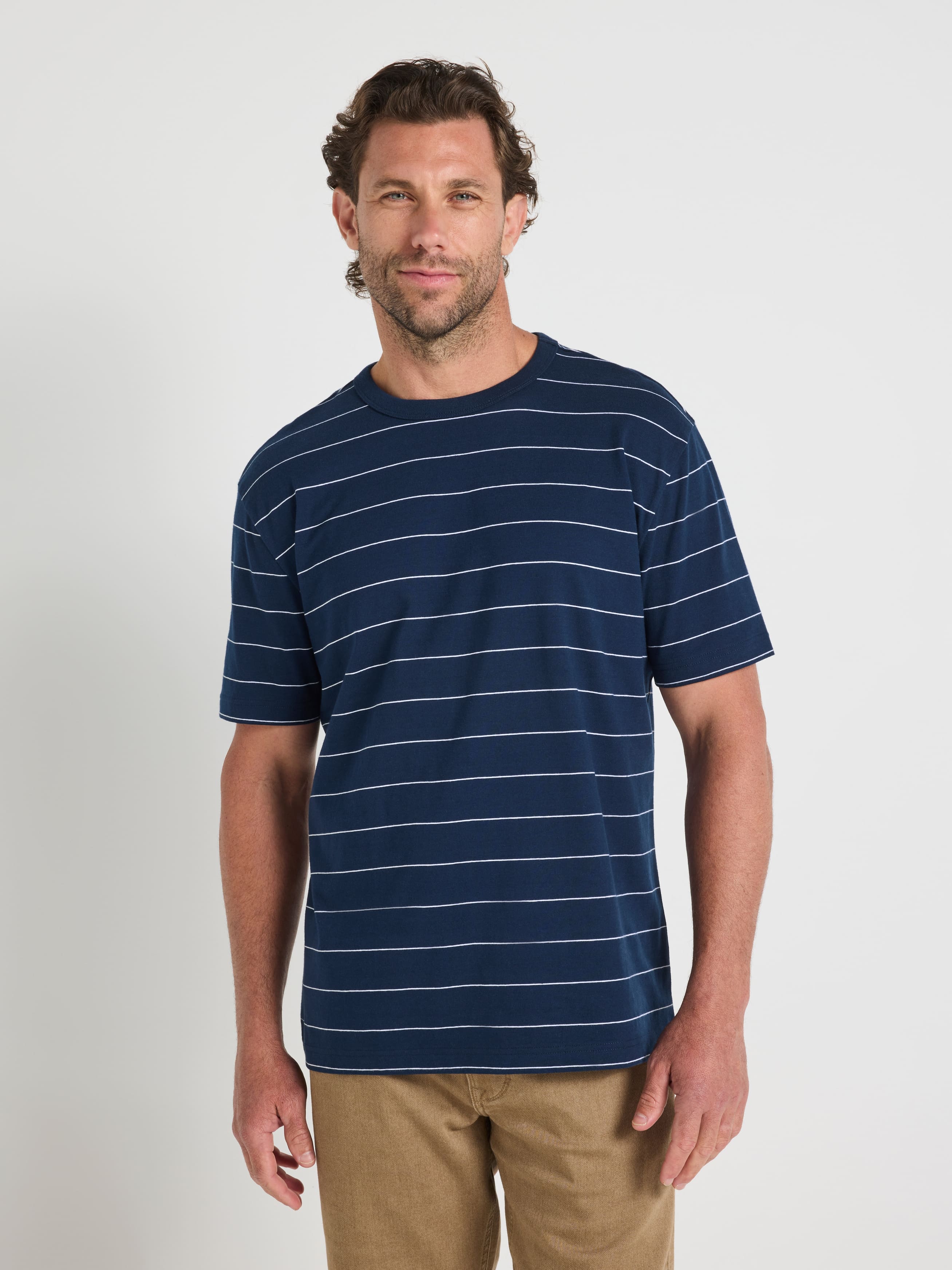 Short Sleeve Stripe Tee