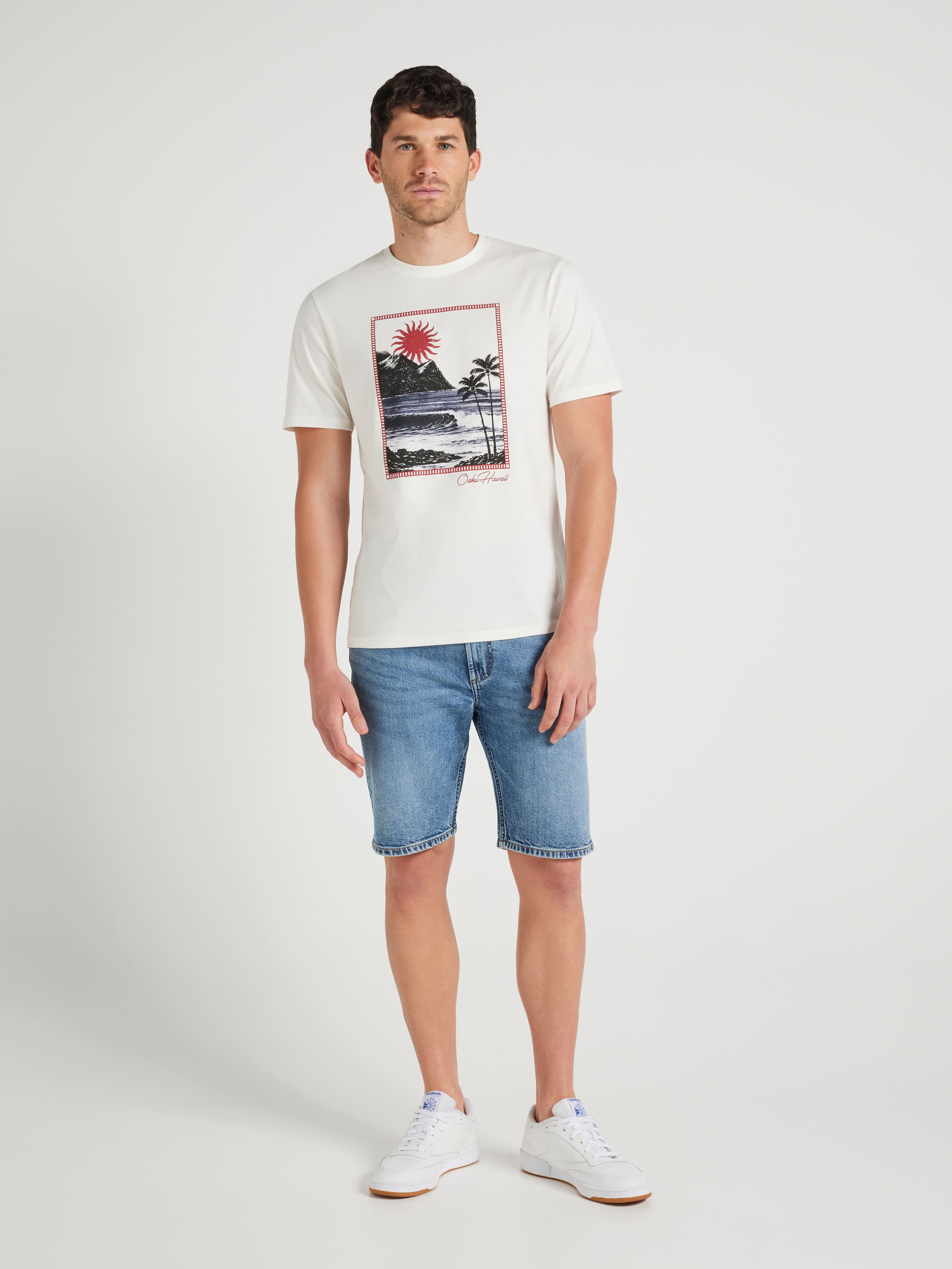 Short Sleeve Tonal Block Tee