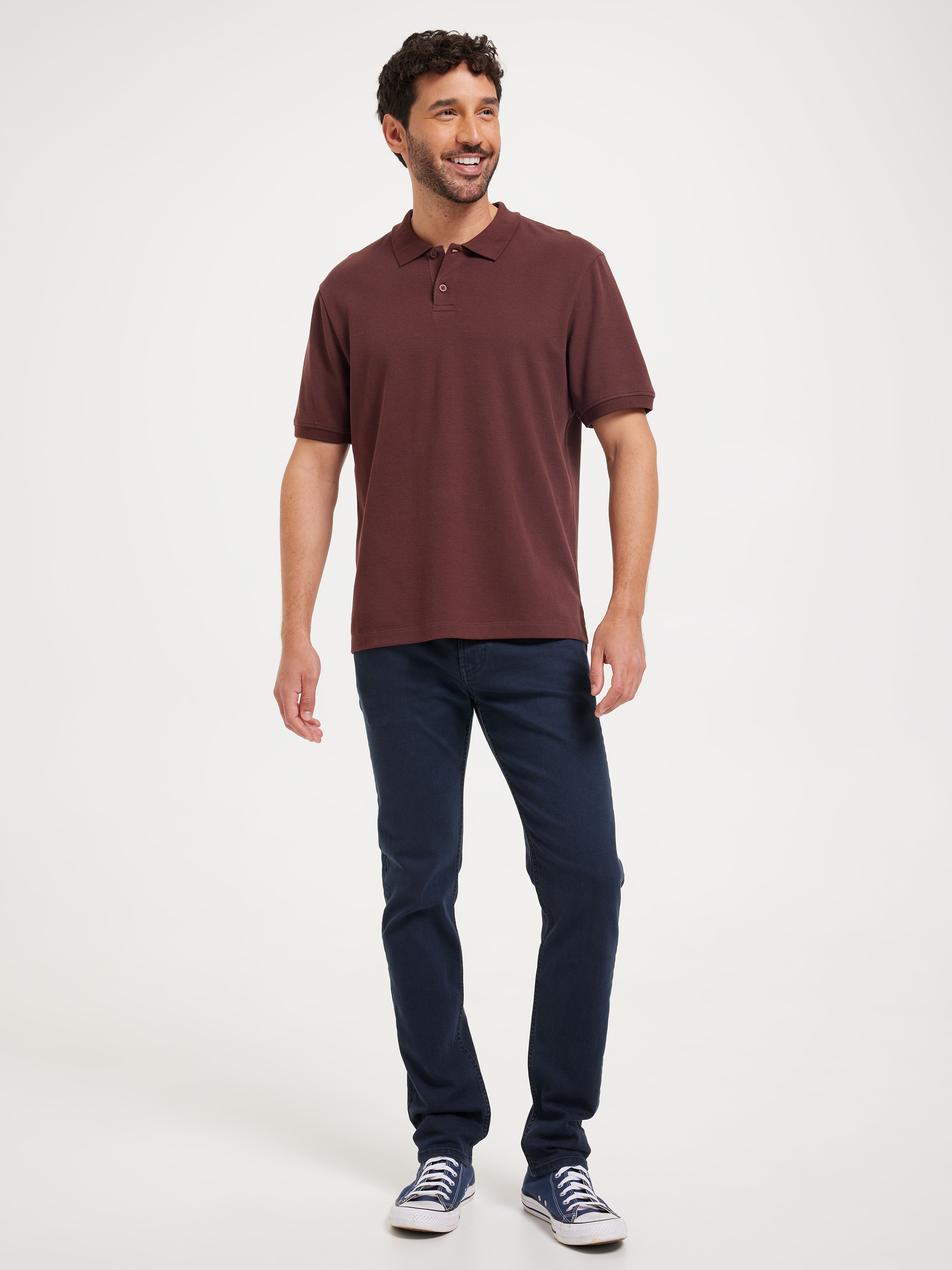Short Sleeve Relaxed Polo