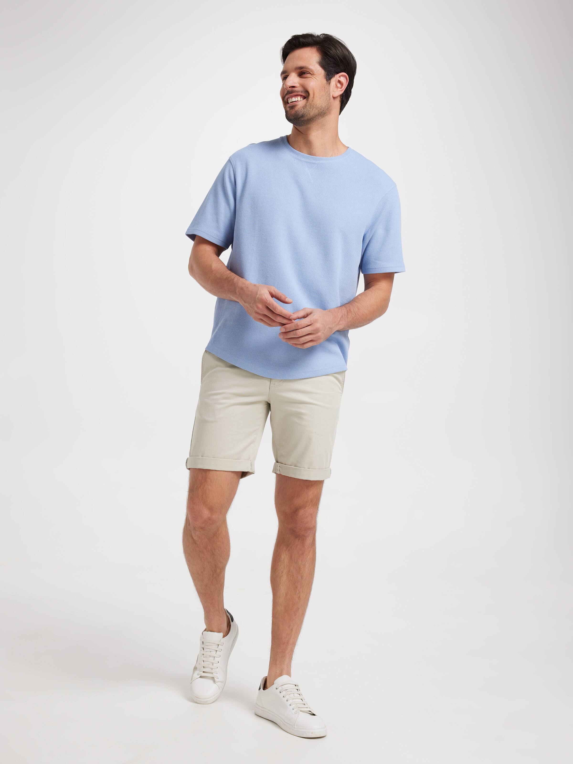 Short Sleeve Textured Tee