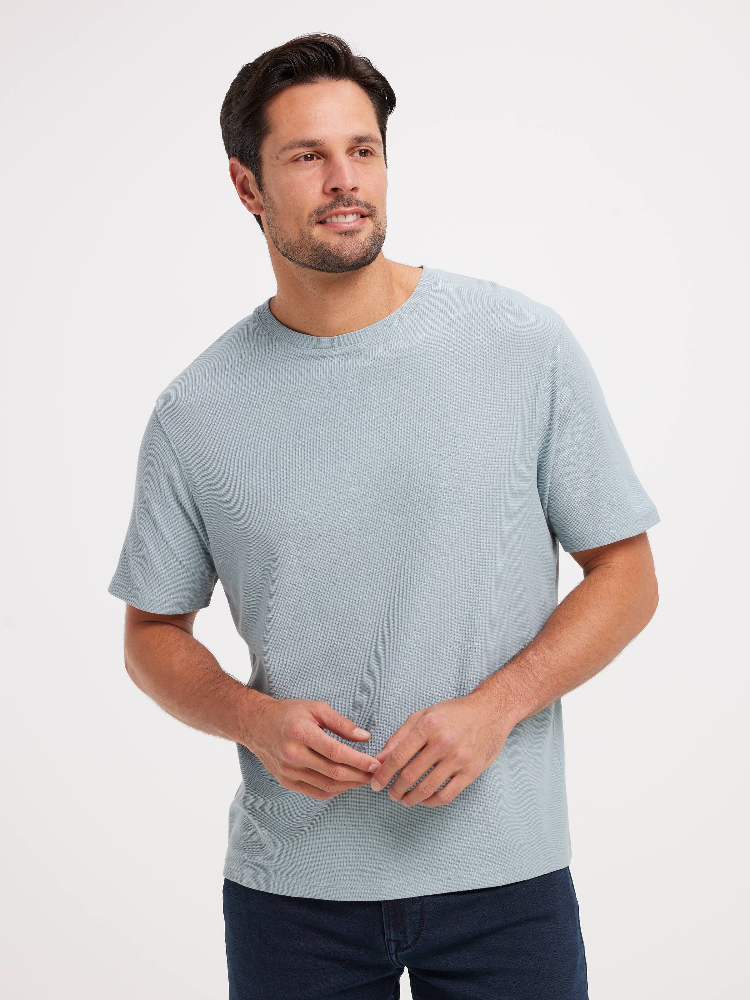 Short Sleeve Textured Modal Tee